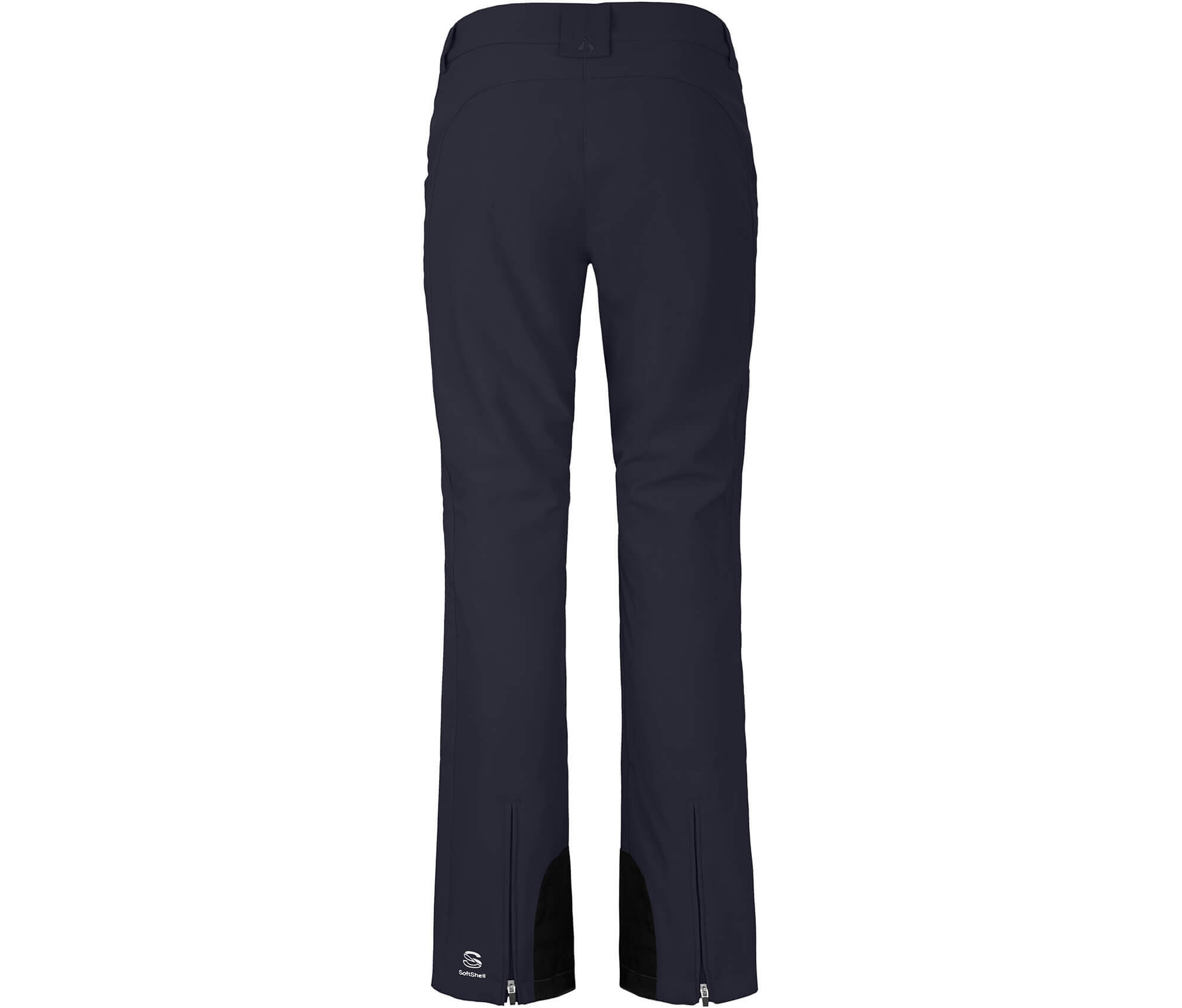Damen Softshell Skihose winddicht, elastisch Blau 2/5