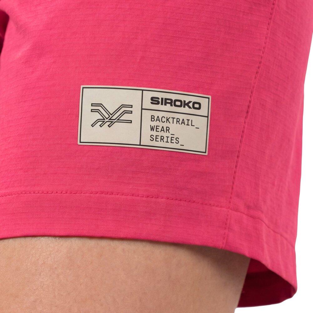 Pantalón corto gravel mujer ciclismo Lemur-W Red Rojo 4/8