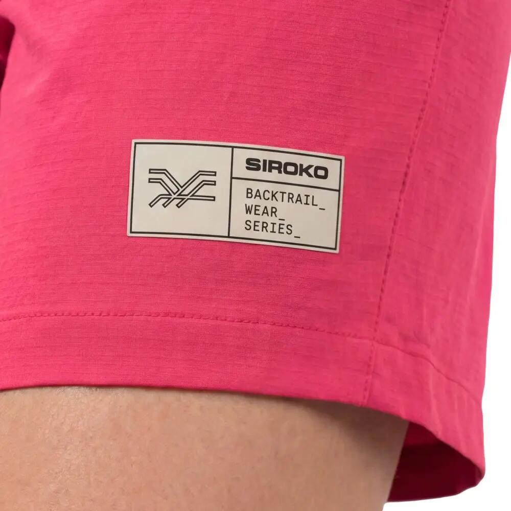 Calções para gravel mulher Ciclismo Lemur-W Red Encarnado 4/8