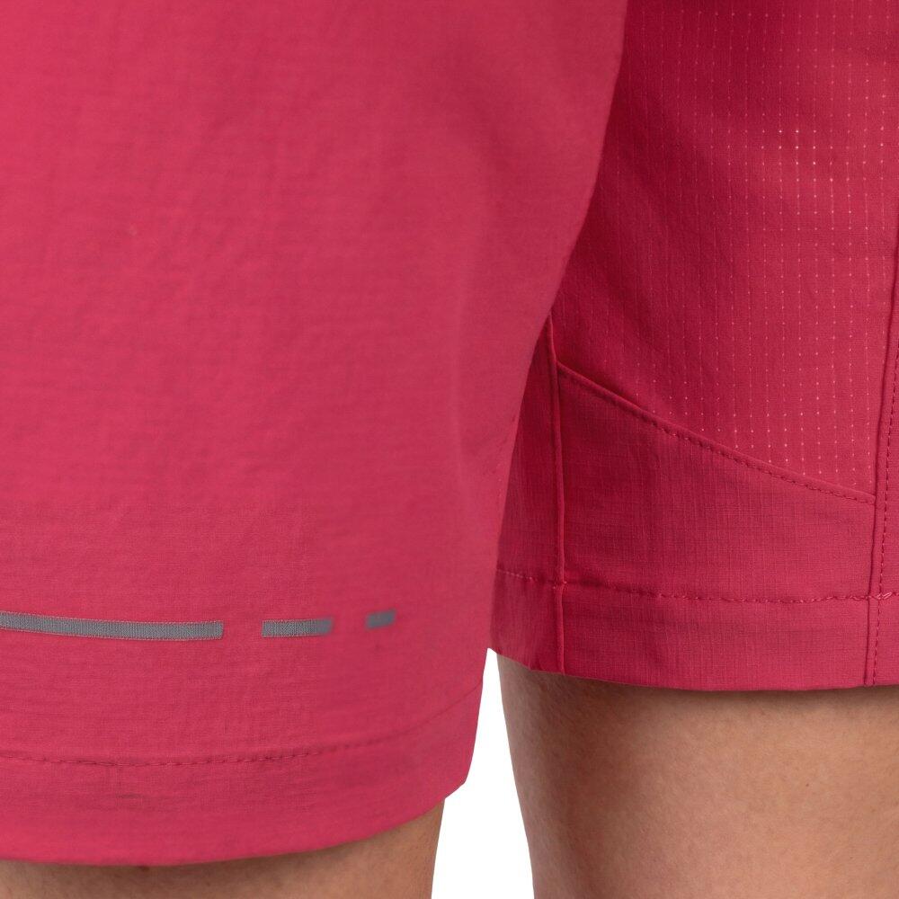 Pantalón corto gravel mujer ciclismo Lemur-W Red Rojo 6/8