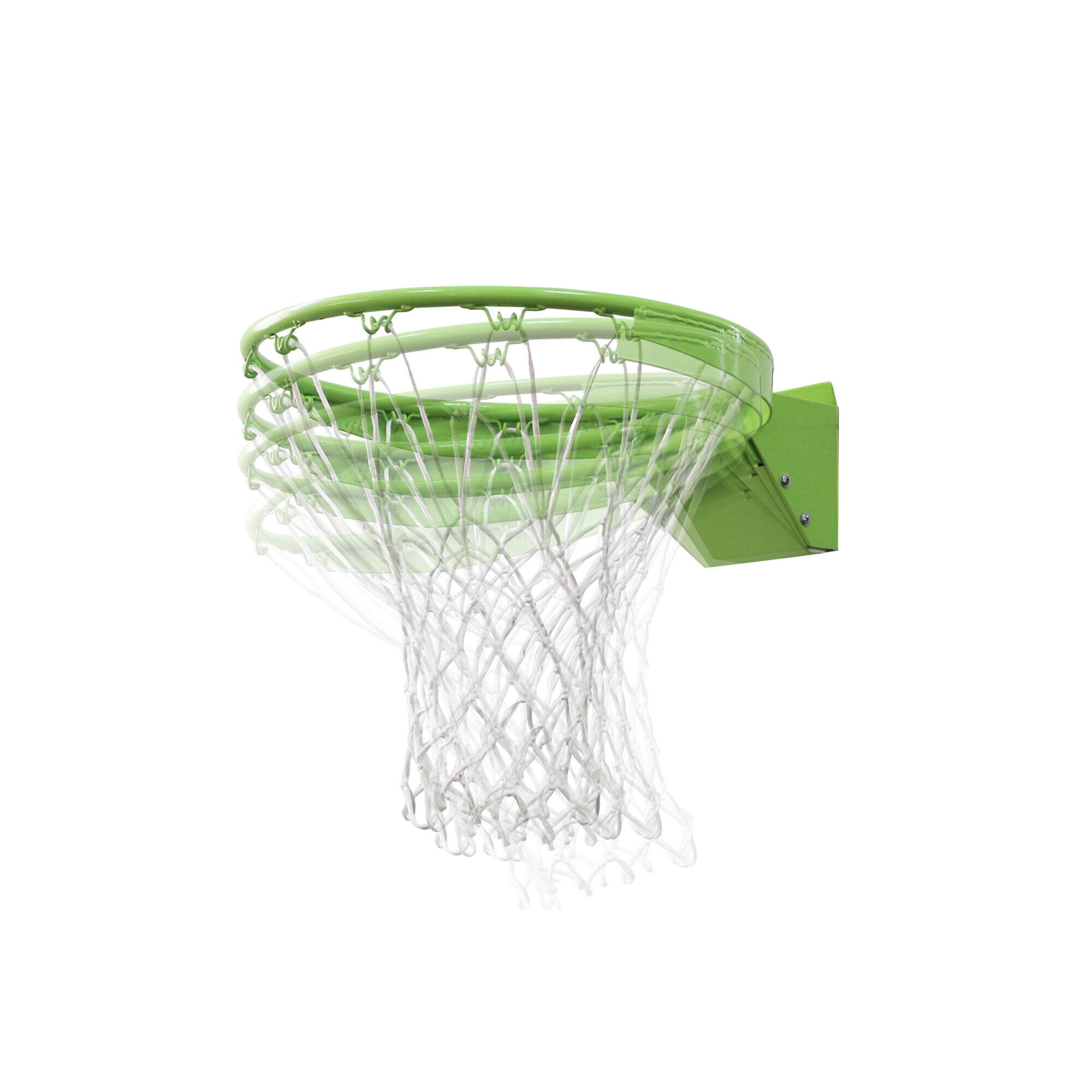 Canestro da schiacciata da basket EXIT e rete - verde 2/2