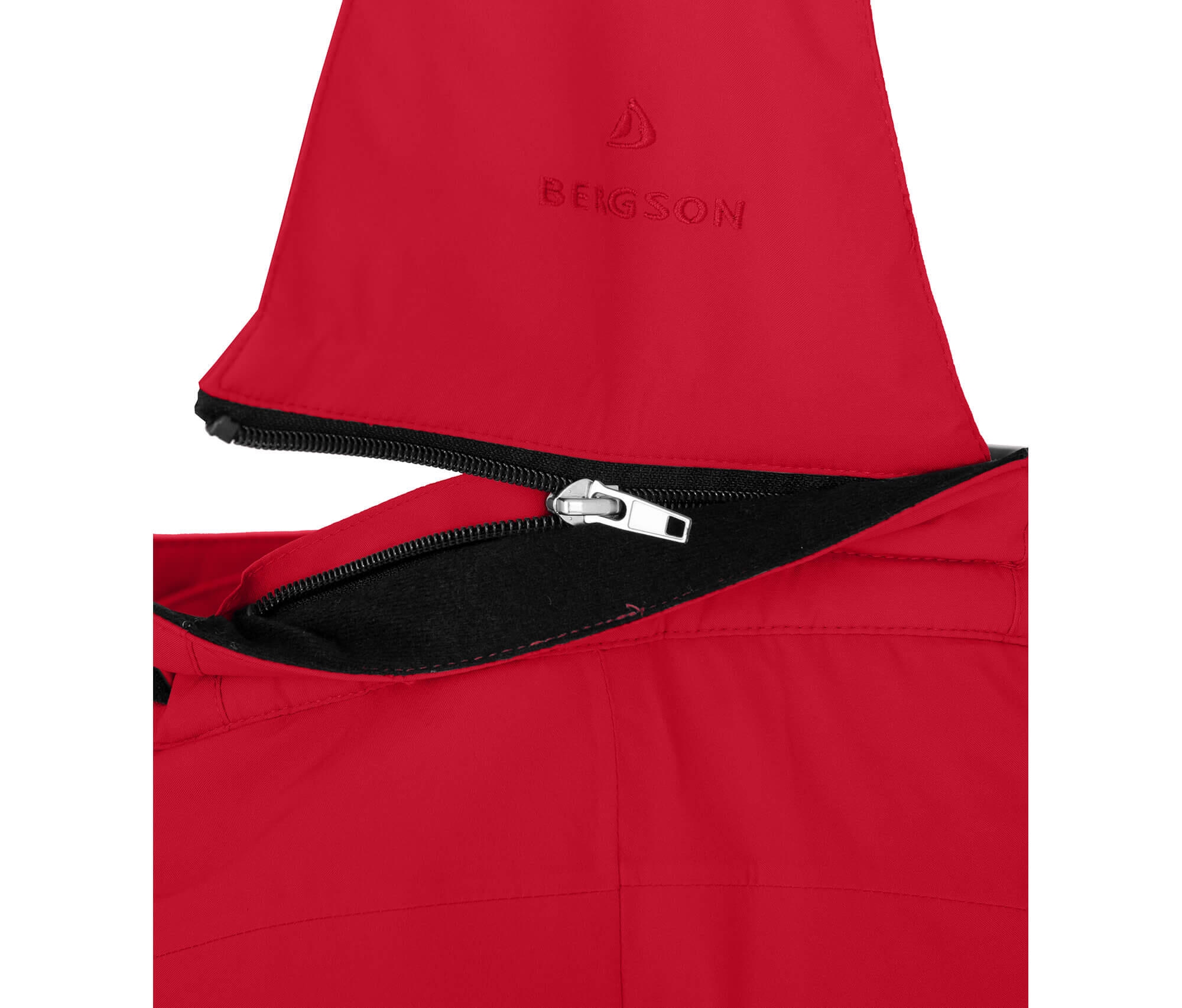 Kinder Skihose wattiert, 20000 mm Wassersäule Rot 4/5