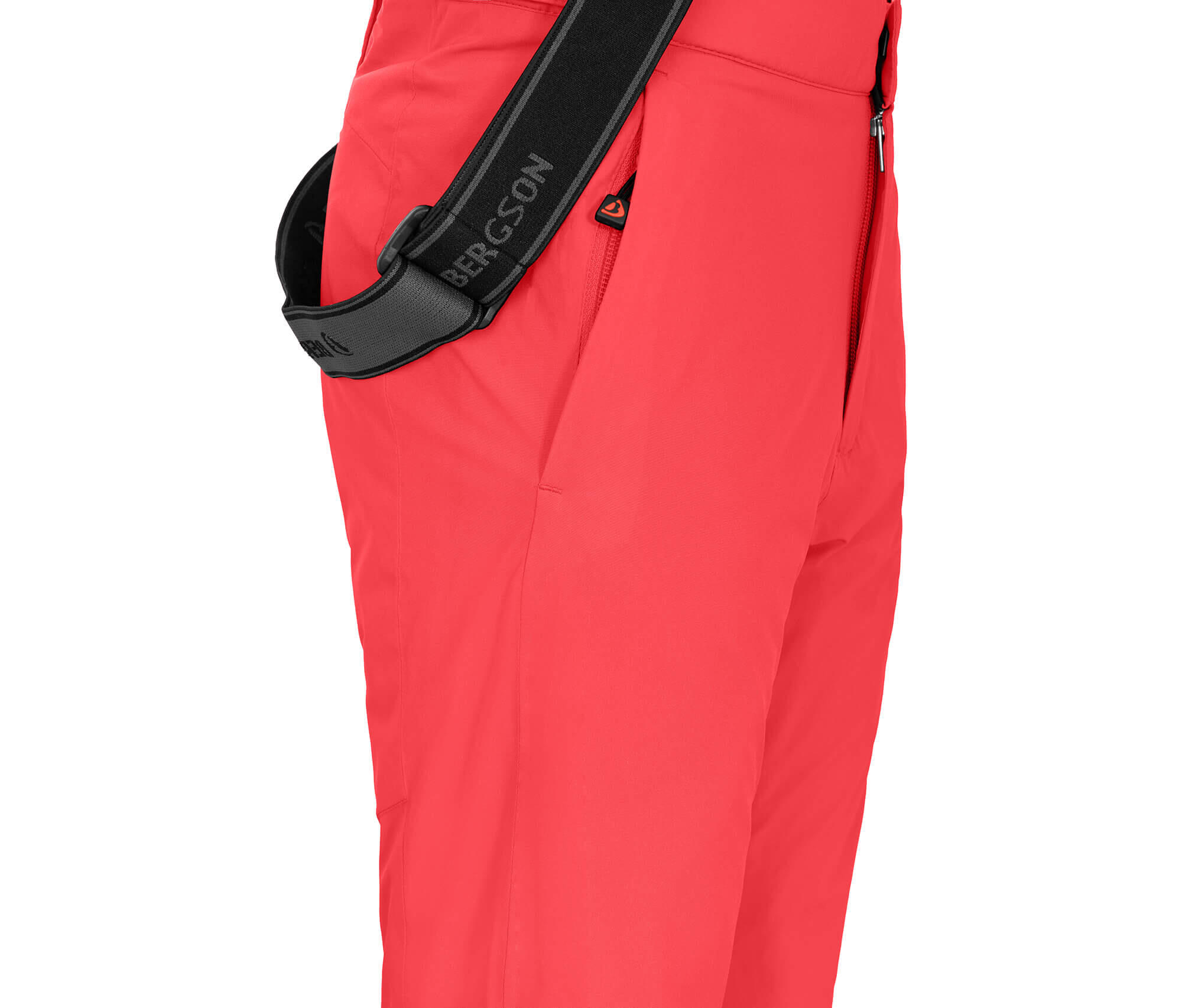 Kinder Skihose wattiert, 20000 mm Wassersäule Rot 3/6