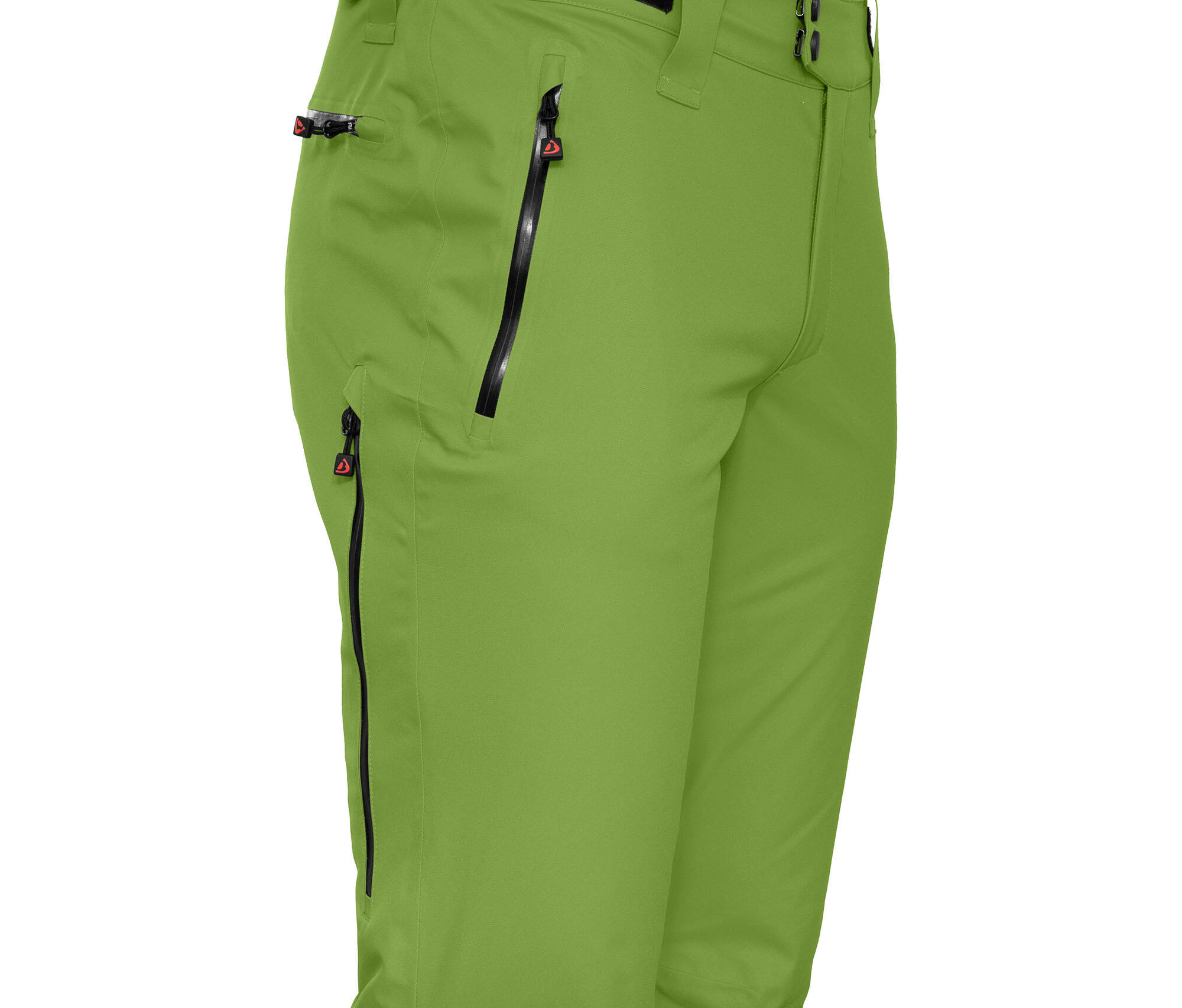 Herren Skihose wattiert, recycelt, 20000 mm Wassersäule Grün 3/4