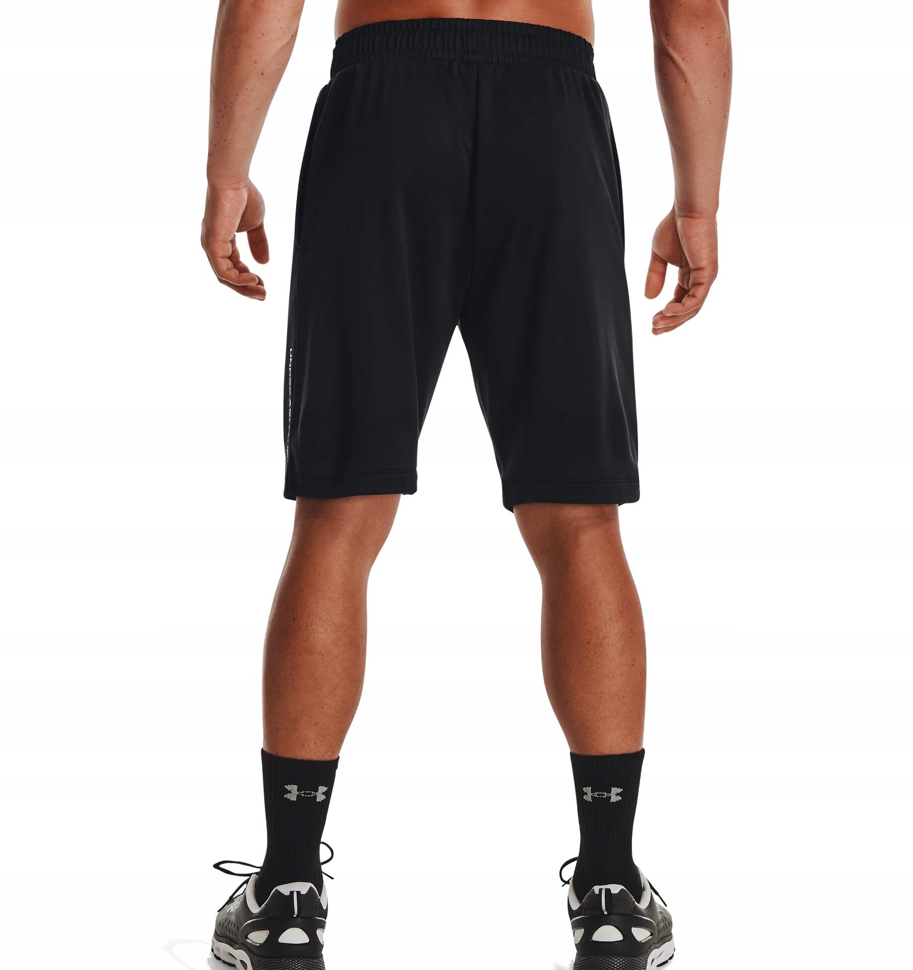 Męskie Spodenki Treningowe Under Armour Terry Short CzaRNe 4/4