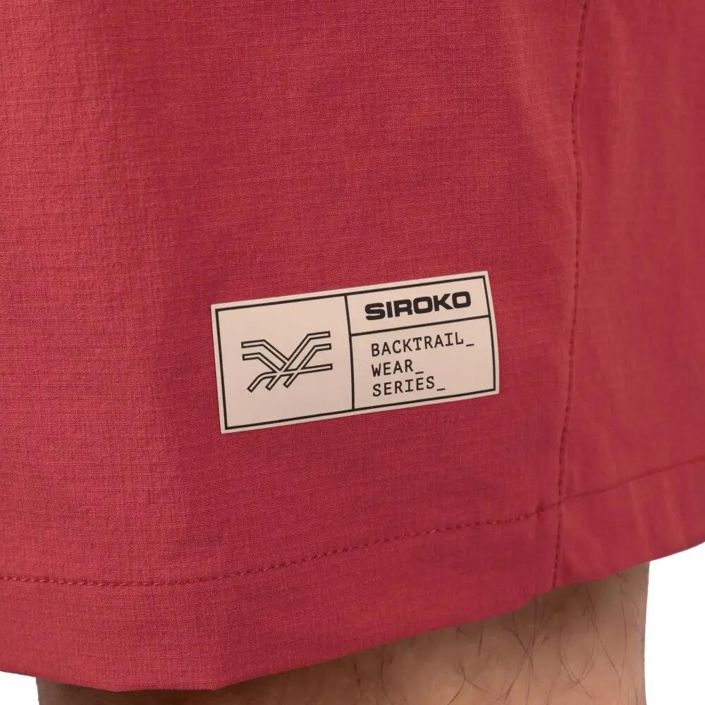 Heren Fietsen gravel shorts Block Red Rood 6/8
