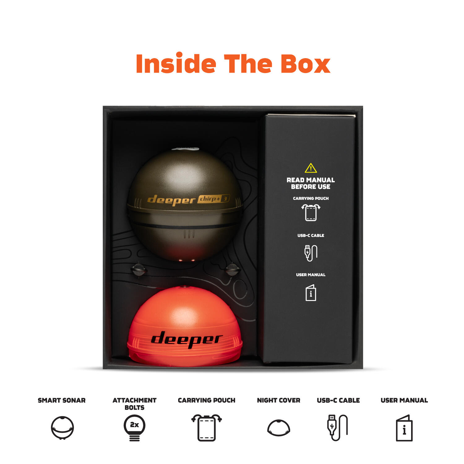 Deeper CHIRP+ 3 GPS Fish Finder – Sonar CHIRP para orilla y barco 2/7