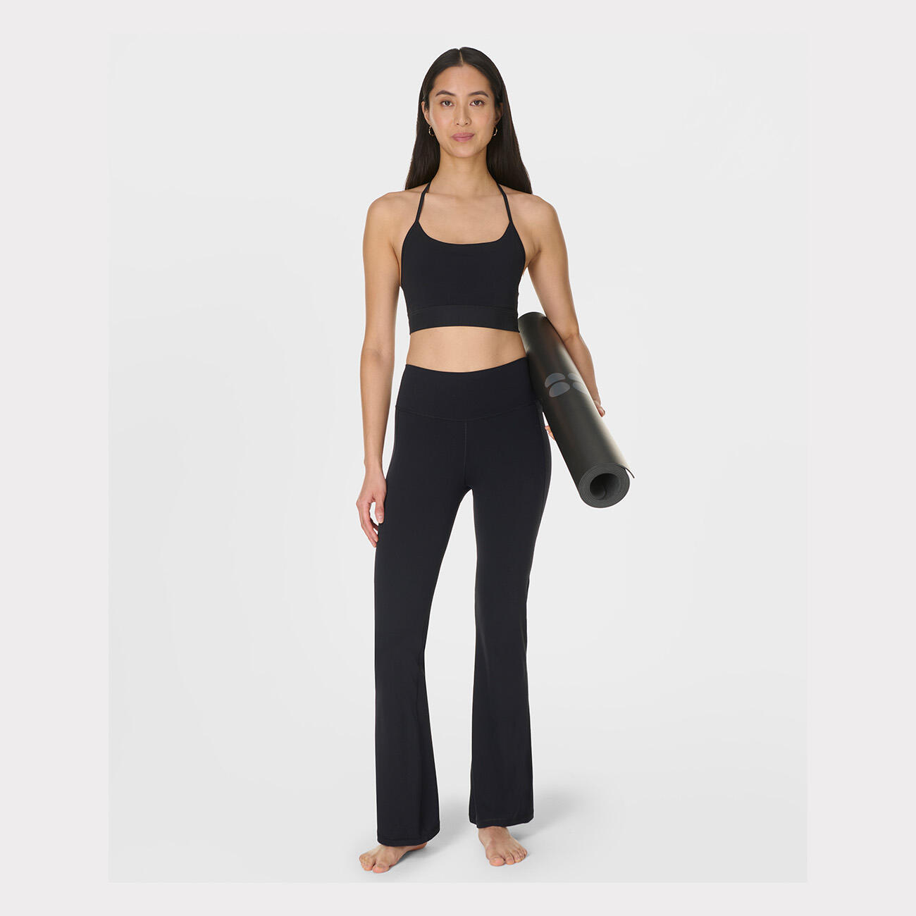 SWEATY BETTY Sweaty Betty Ultimate Studio Ribbed Bra  BLACK M