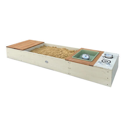 Sandkasten aus Holz – AXI Pippa – Beige – 160 x 50 x 20 cm