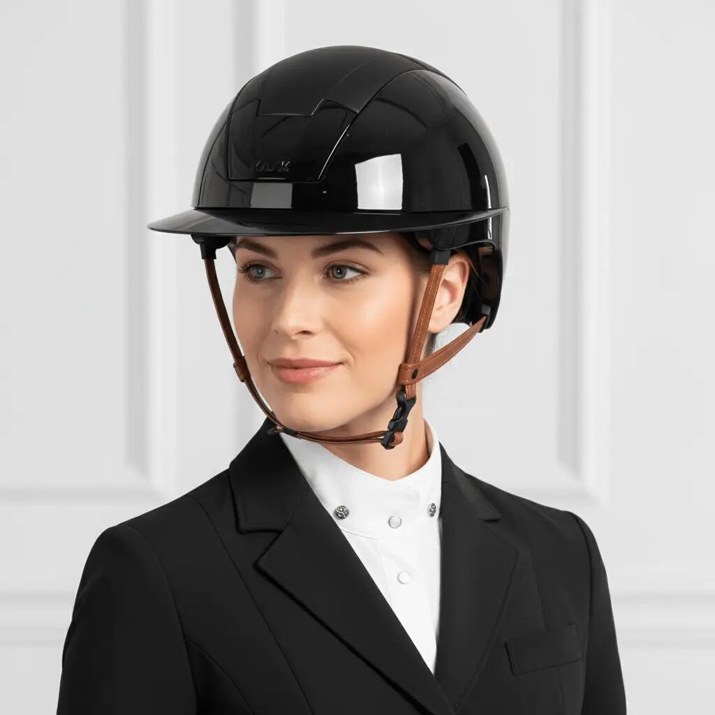 Kask Kooki Lady Light Brown Chinstrap Zwart - 2/4