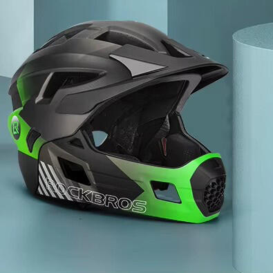 Kask dziecięcy z odpinaną osłoną podbródka FULL FACE off-road Rockbros 4/6