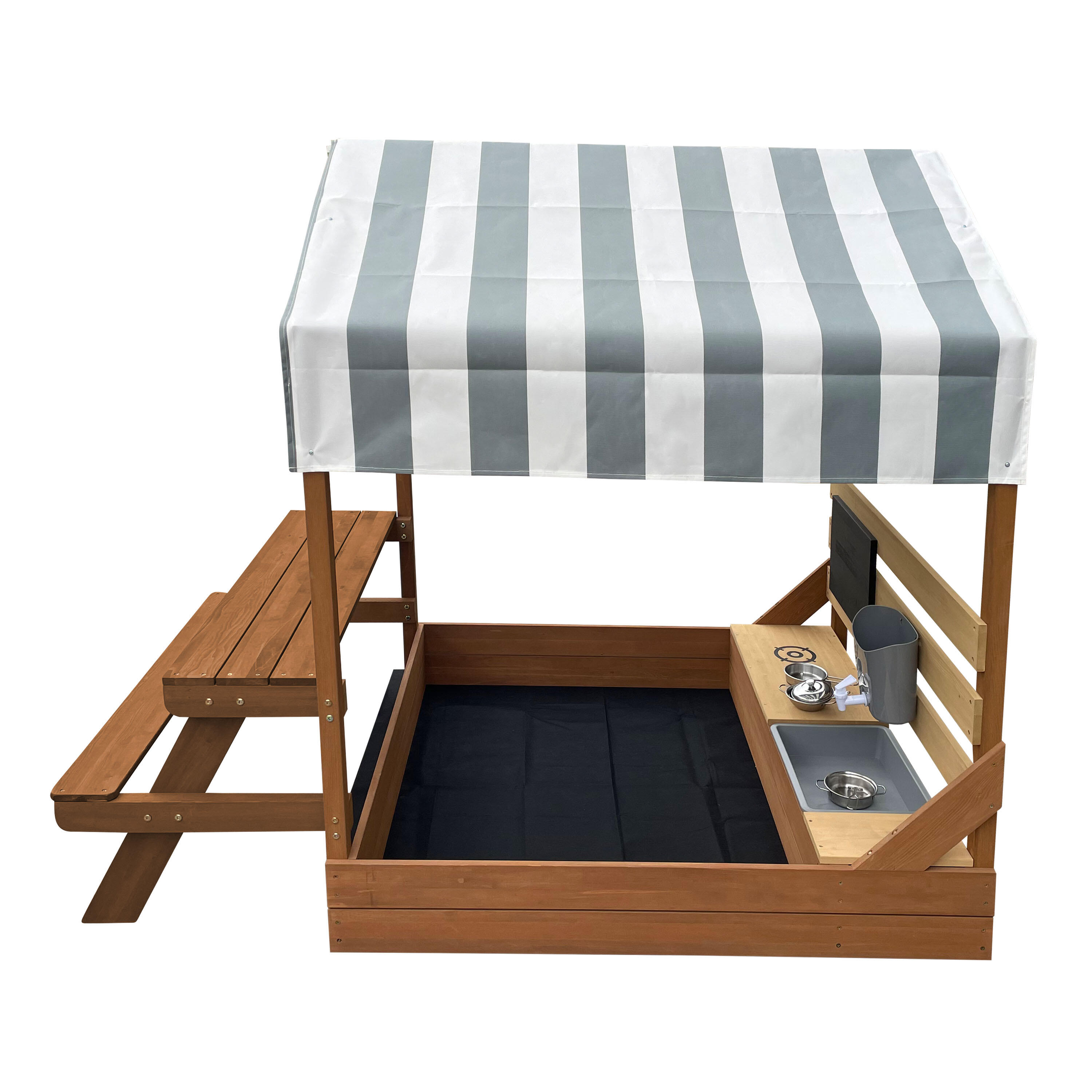Bac à Sable et Maisonnette en Bois - AXI Bo - 159 x 105 cm 2/7