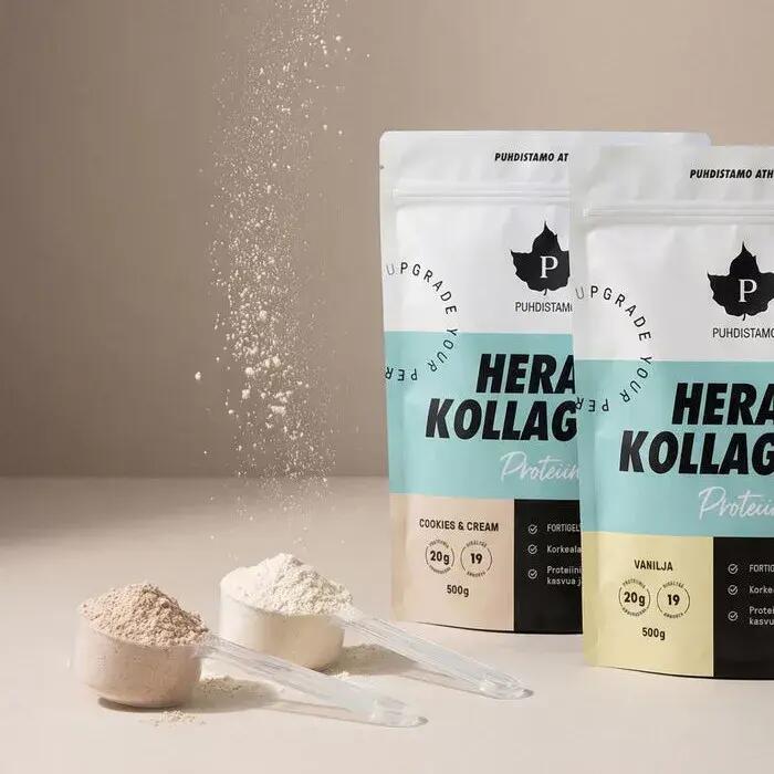 HERA Whey Protein Tejsavófehérje + Kollagén Süti és Krém, 500g 4/4