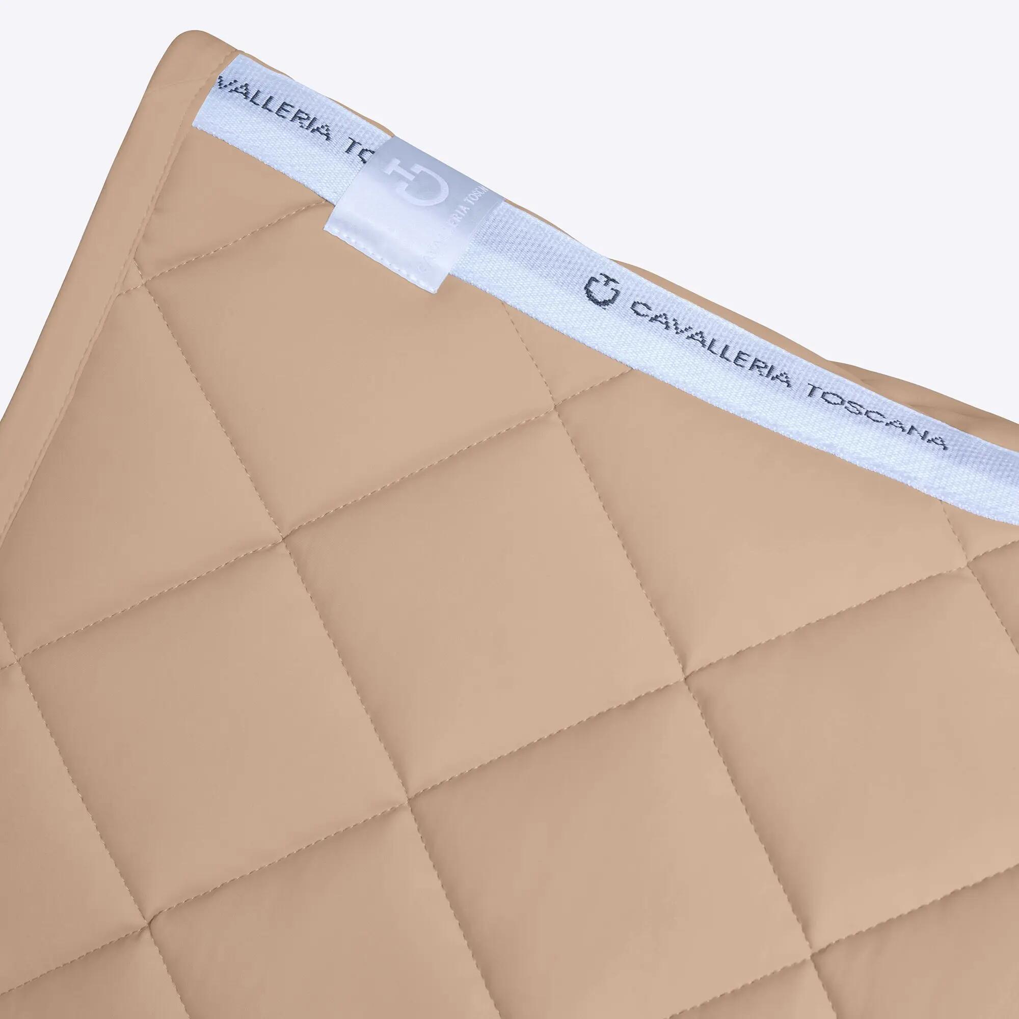 Cavalleria Toscana Diamonds And Lines Quilted Zadeldek Taupe - 2/7