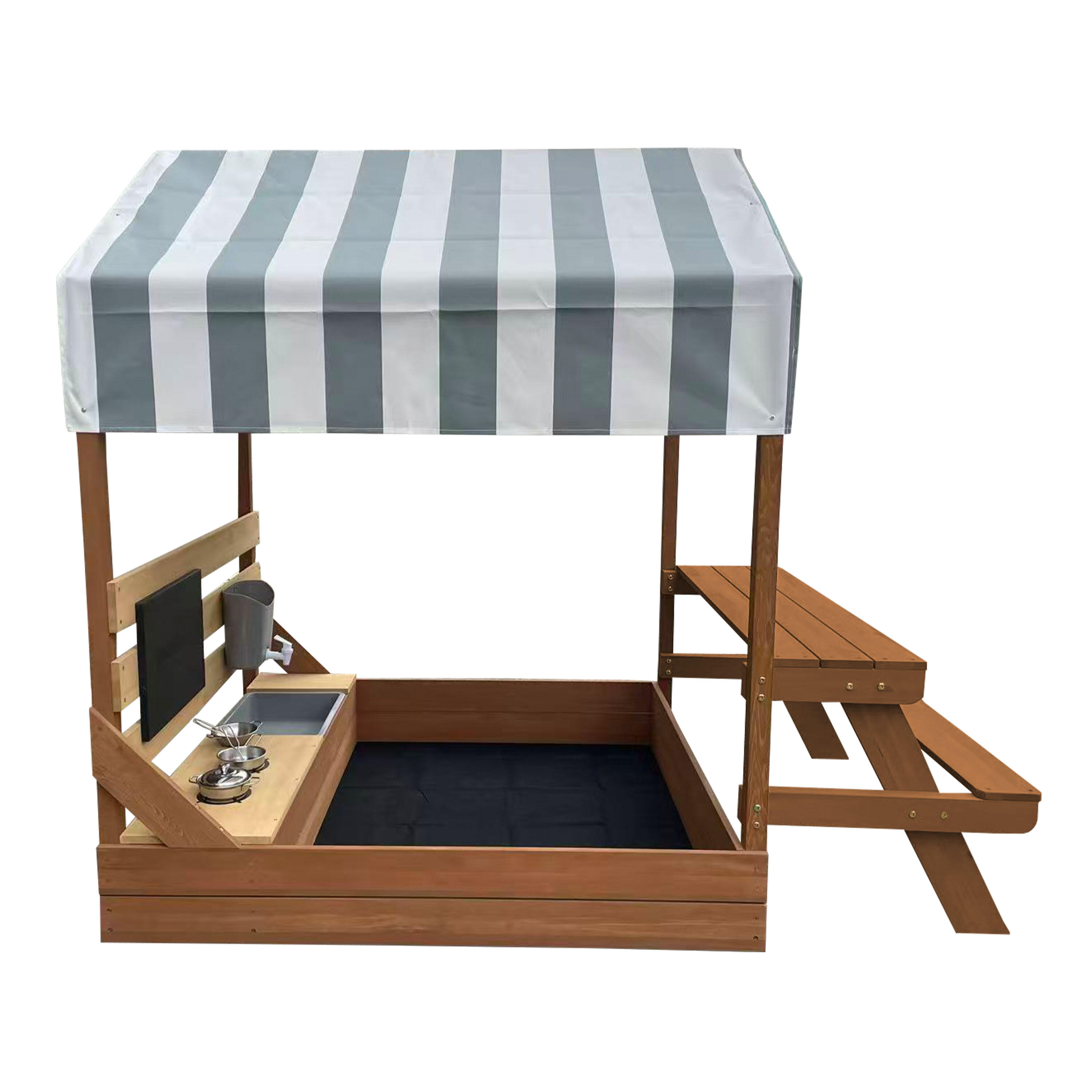 Bac à Sable et Maisonnette en Bois - AXI Bo - 159 x 105 cm 7/7