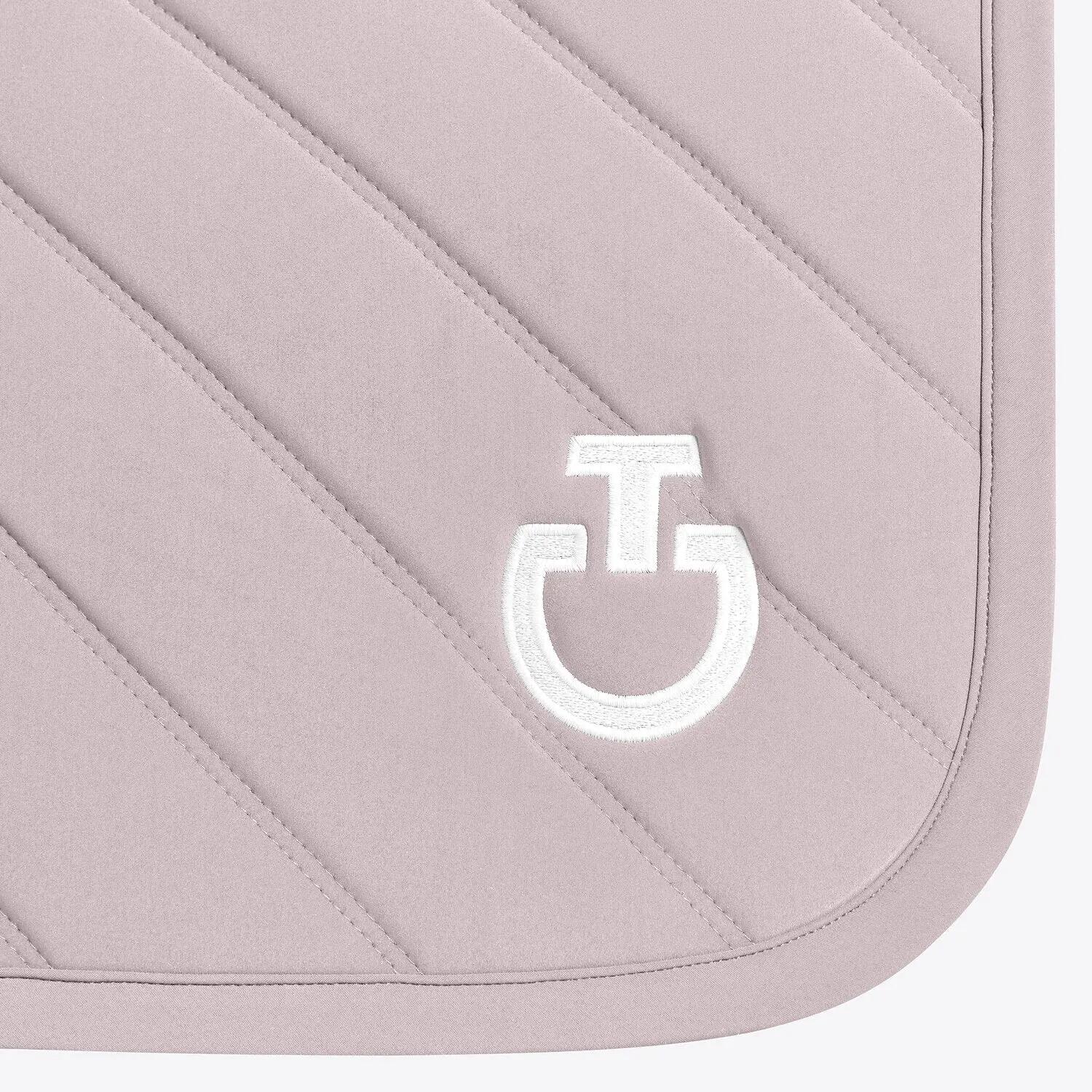 Cavalleria Toscana Diamonds And Lines Quilted Zadeldek Taupe - 4/7