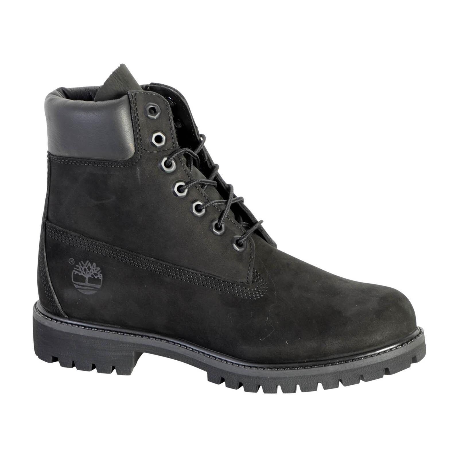 Timberland 6" Boot Black Nubuck Premium 2/4