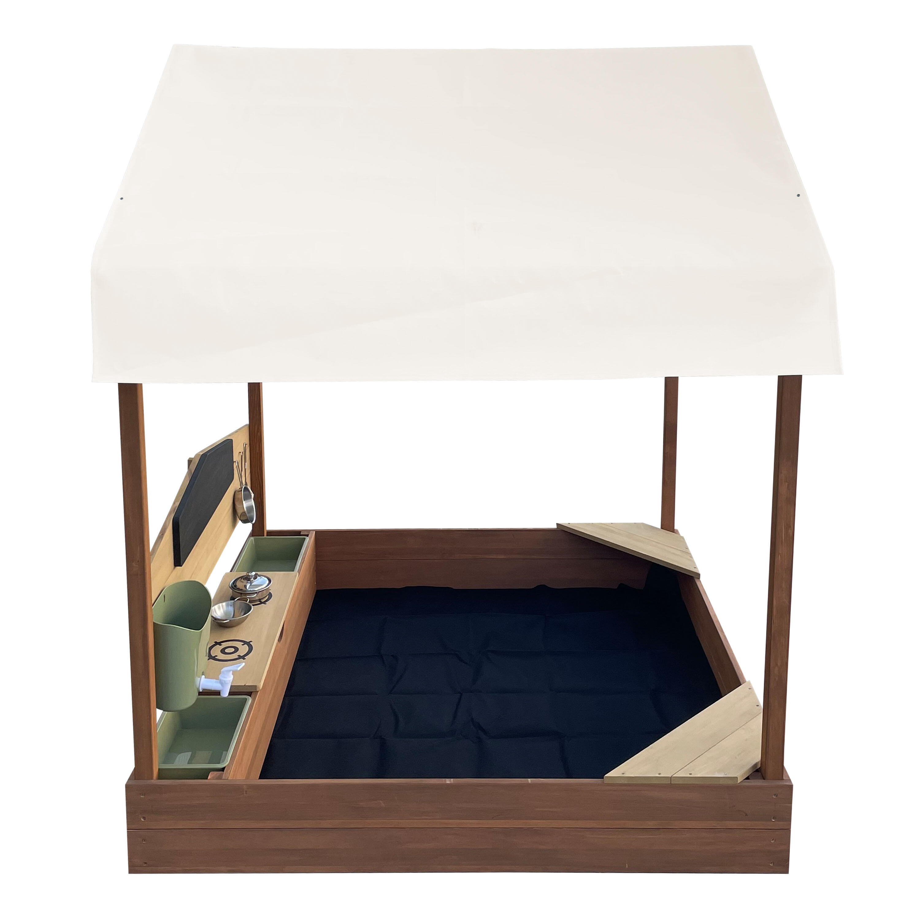 Zandbak en Speelhuisje – AXI Meli – 120 x 120 x 144,5 cm 5/7