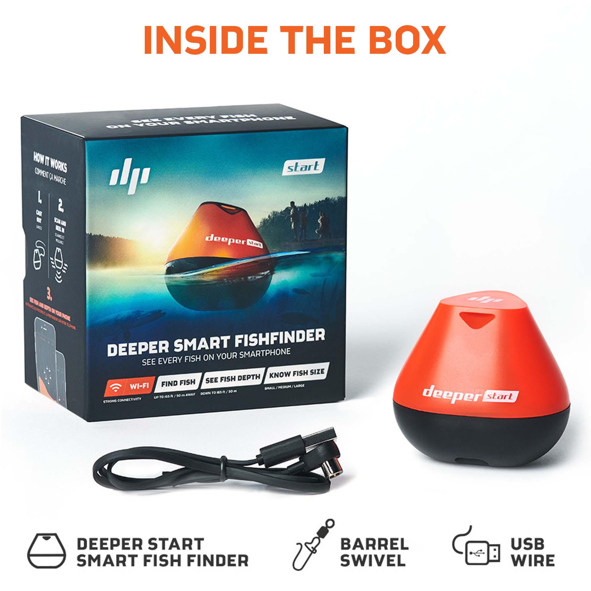 Deeper START Fish Finder – Sonar wireless WiFi per pesca da riva 2/6