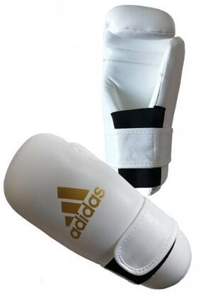 Gants Semi Contact - Gants de Boxe - Blanc / Or