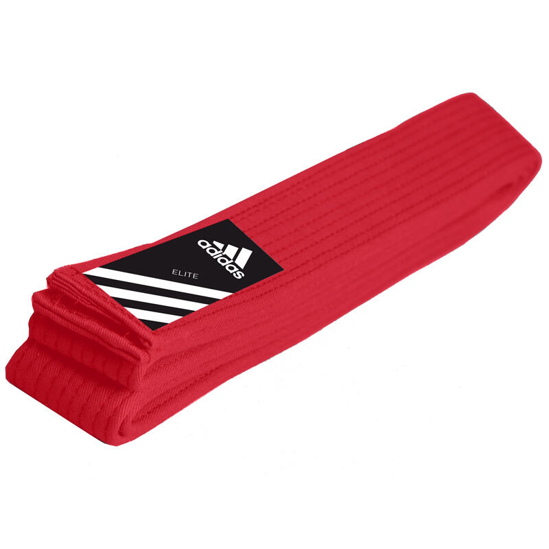 Adidas - Ceinture Judo Adidas Elite - Ceinture De Kimono - Rouge - 320 Mm - Decathlon