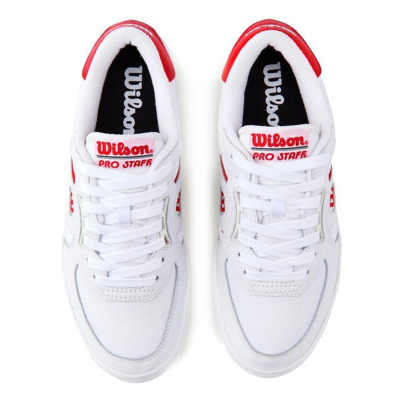 Tênis Wilson Pro Staff 87 Mesh Branco Vermelho 3/5