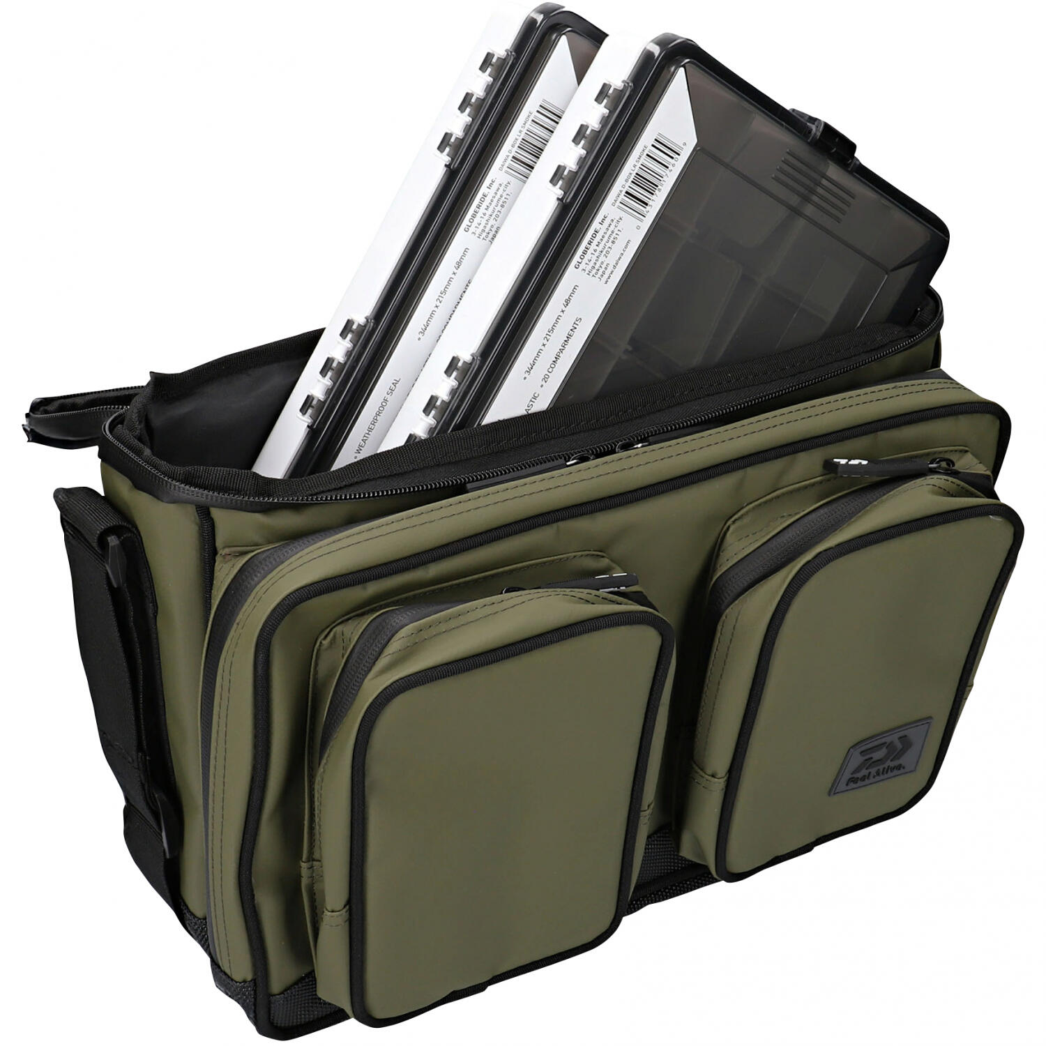Daiwa D-Vec WP-200 Tackle Box Bag 2/3