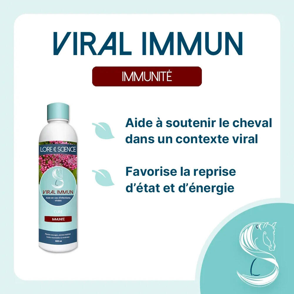 Infections virales cheval Immun V Lore & Science 500mL 2/3