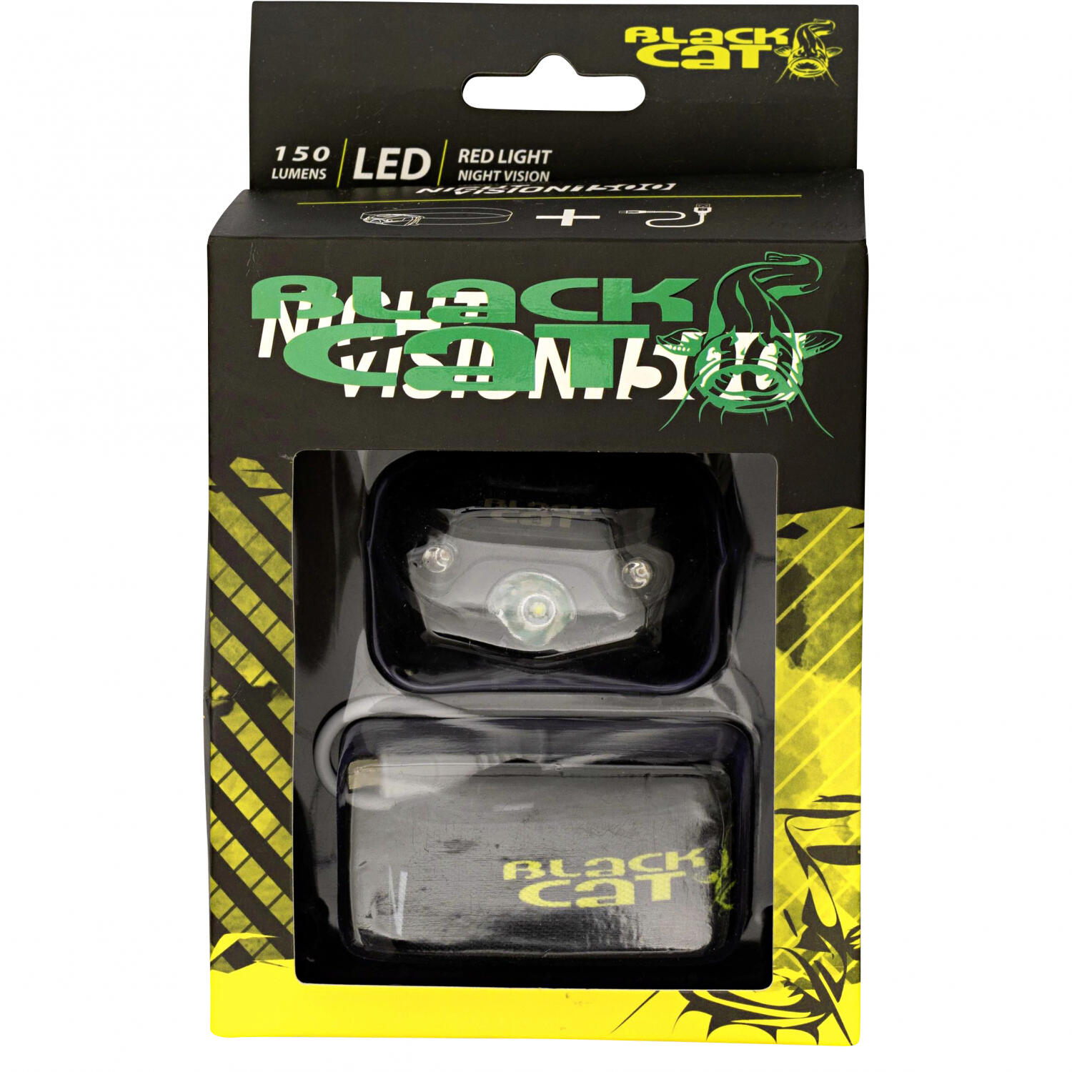 Black Cat Kopflampe Night Vision 1500 4/4
