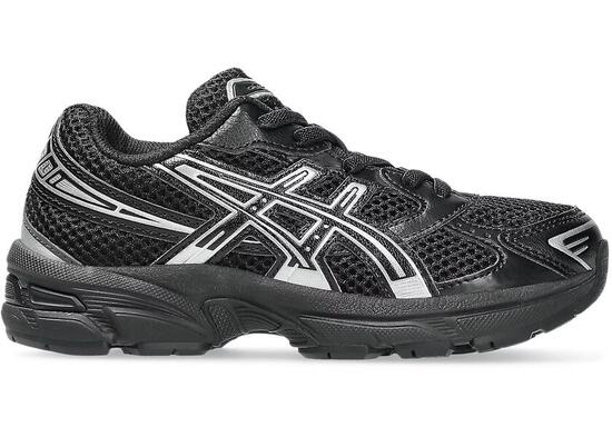 ASICS Gel-1130 Chaussures de marche sportive enfants Black Pure Silver