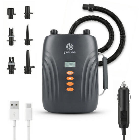 Elektrische SUP kajak pomp met accu 20 PSI