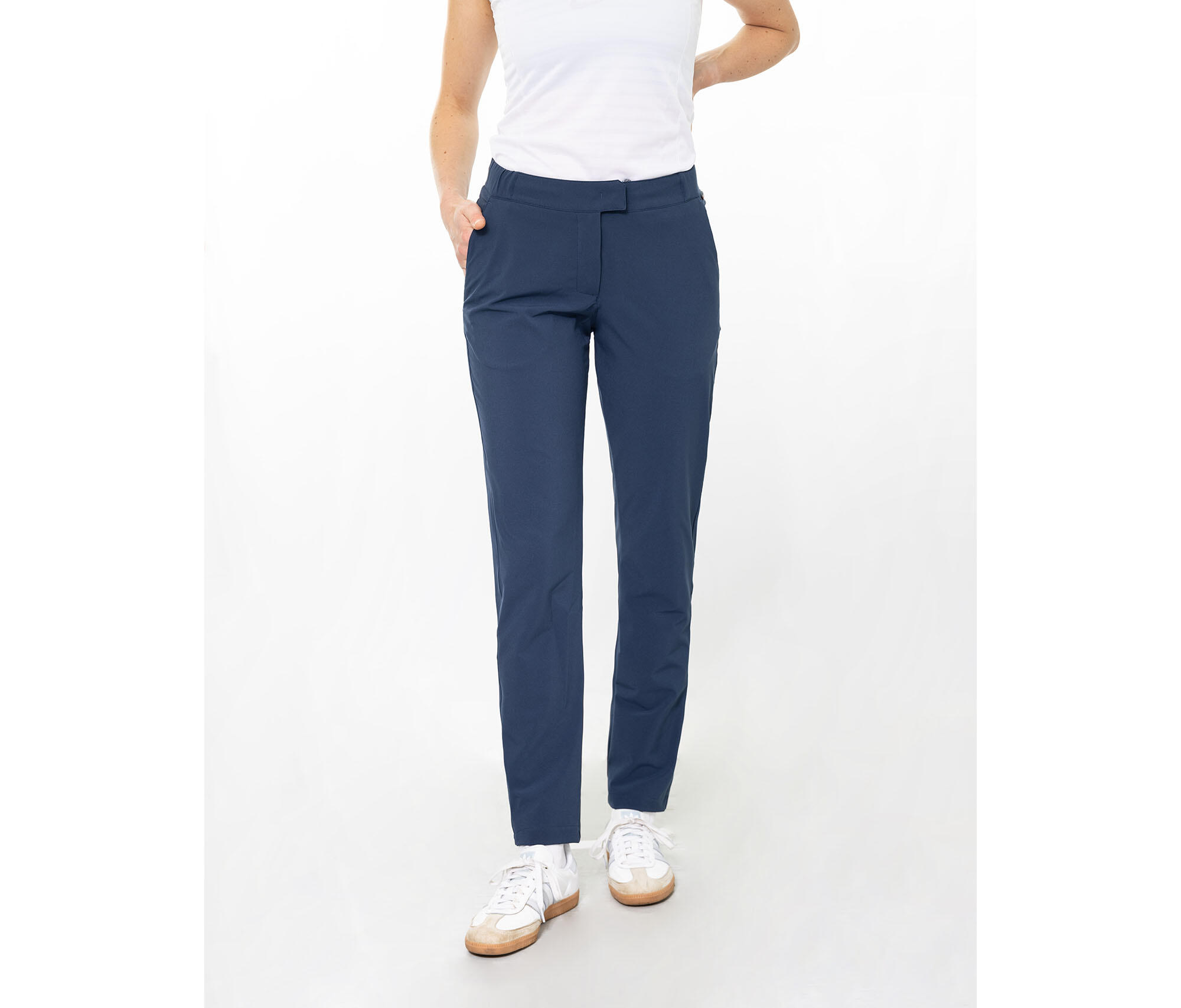 Damen Allzweck-Hose recycelt, universell nutzbar, super bequem Blau 6/7