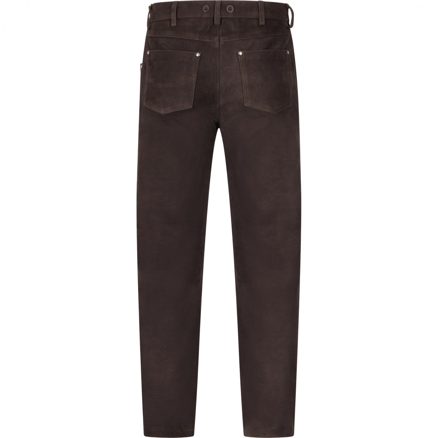il Lago Prestige Nubuklederhose Herren (Braun) Größe 56 4/4