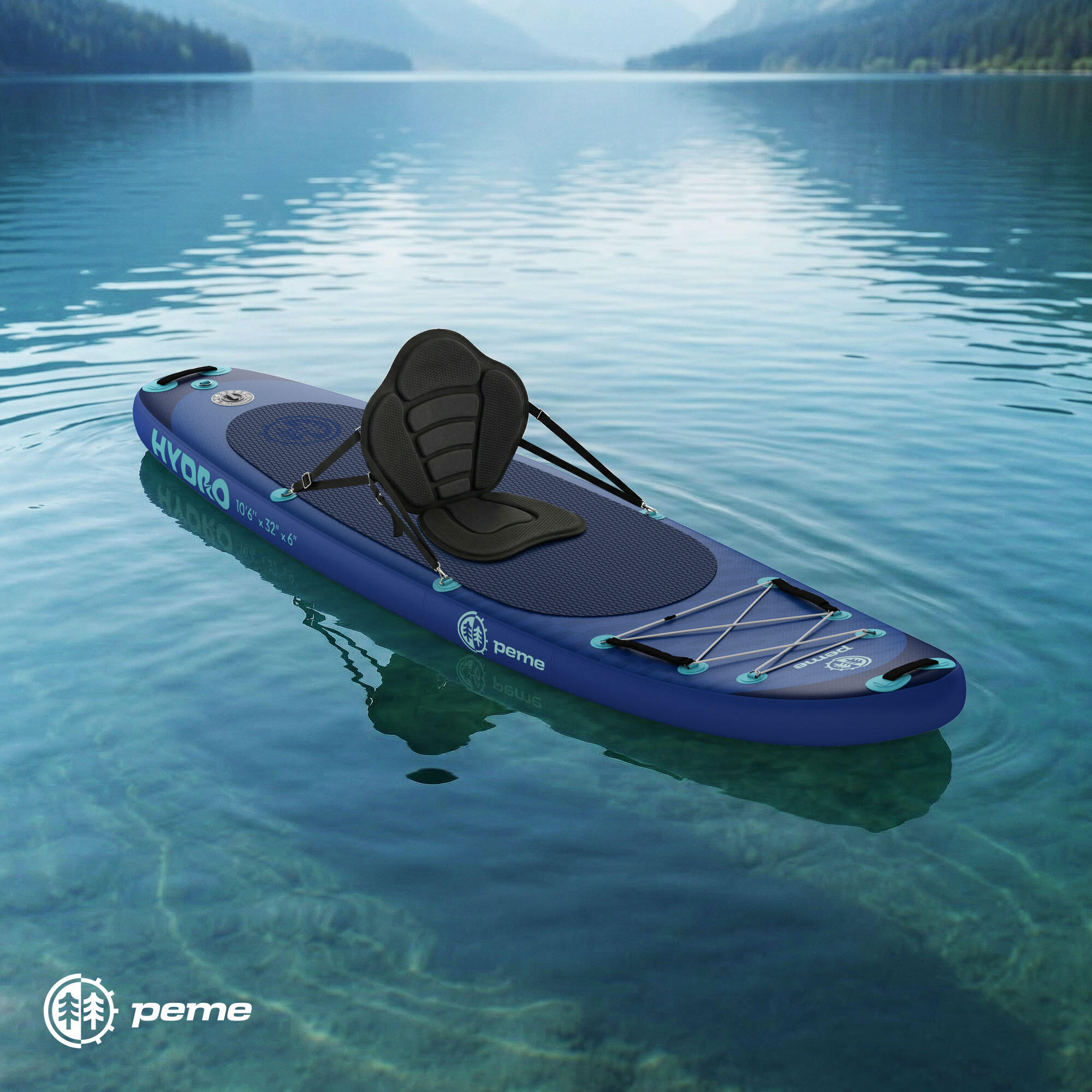 Siège kayak SUP pliable dossier mousse 3/6