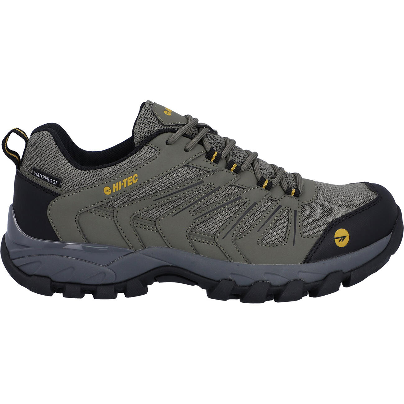 HI-TEC Hi-Tec Wandelschoen Campana laag Waterproof - Heren - Groen Veterschoenen 2/7