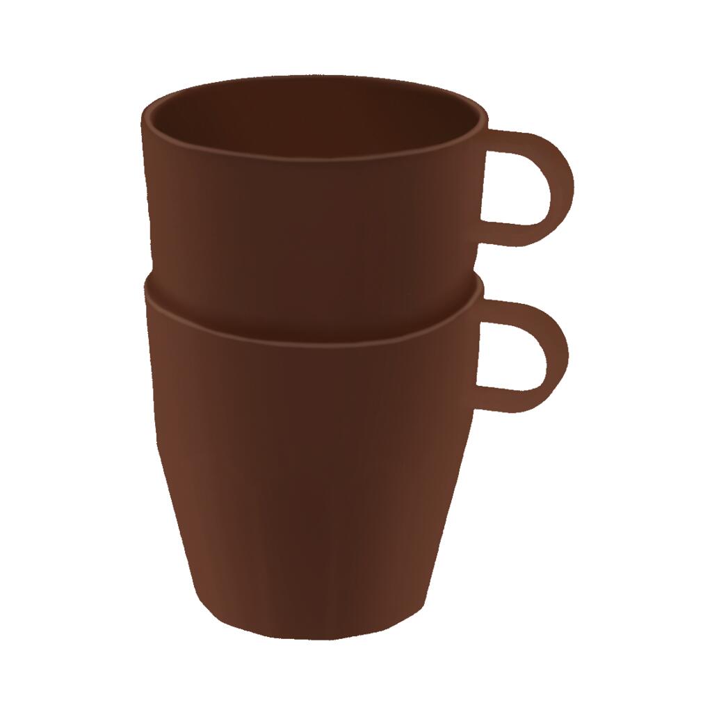 Travellife Nova Tasse, Farbe Kakao, 4er-Set 2/2