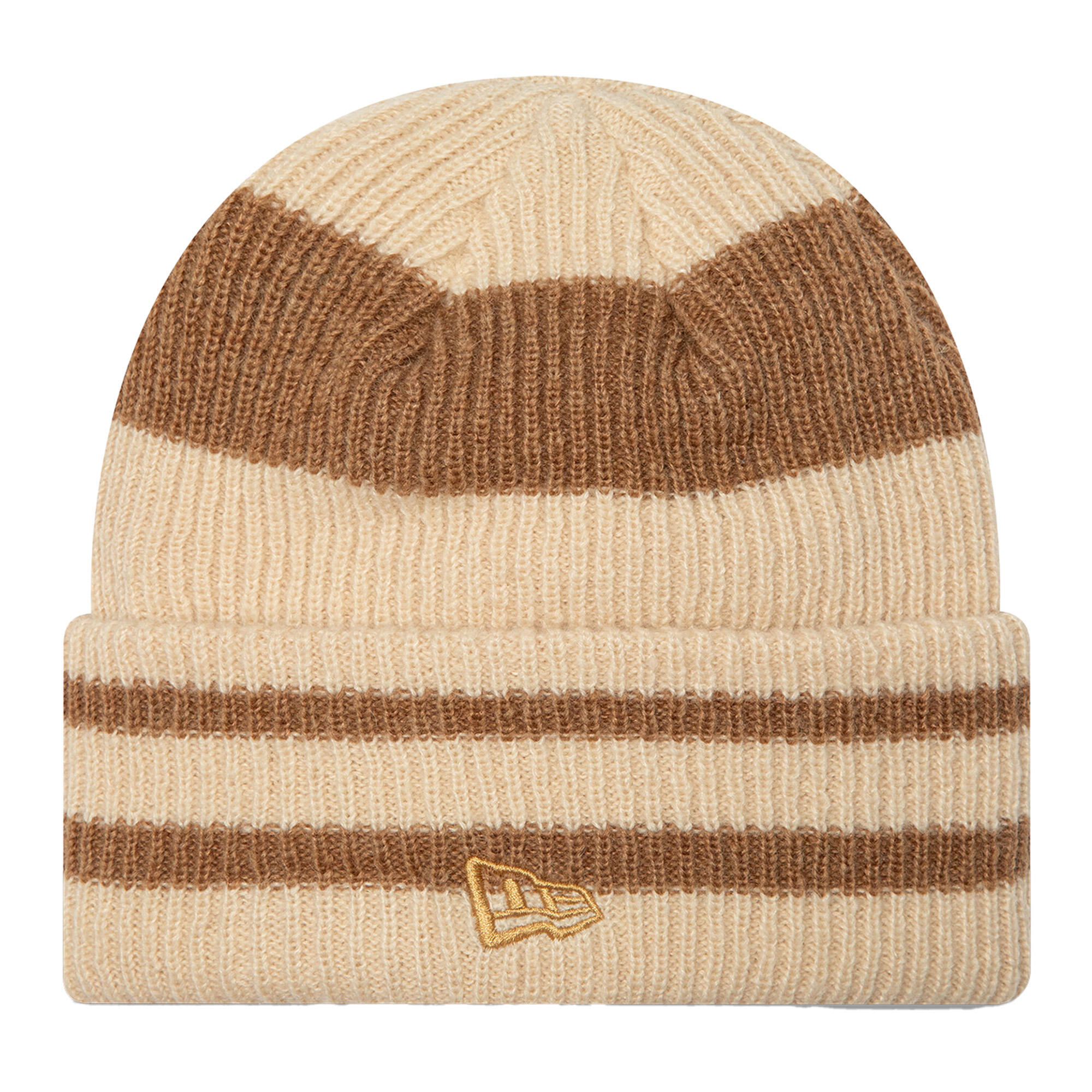 Gorro de invierno para mujer New Era Stripe Cuff Knit Beanie 3/3