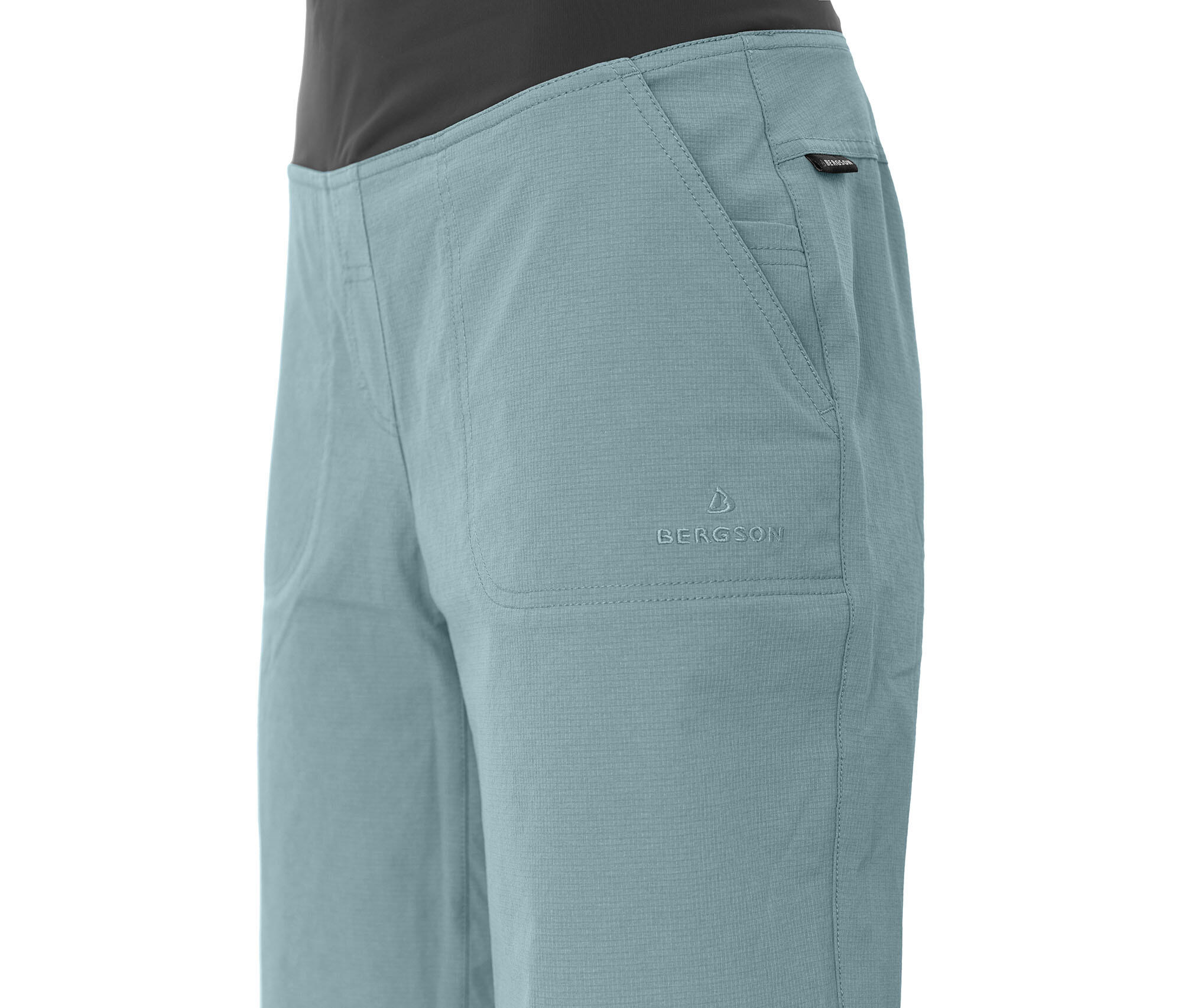 Damen Wandershorts leicht, elastisch, strapazierfähig Blau 3/5
