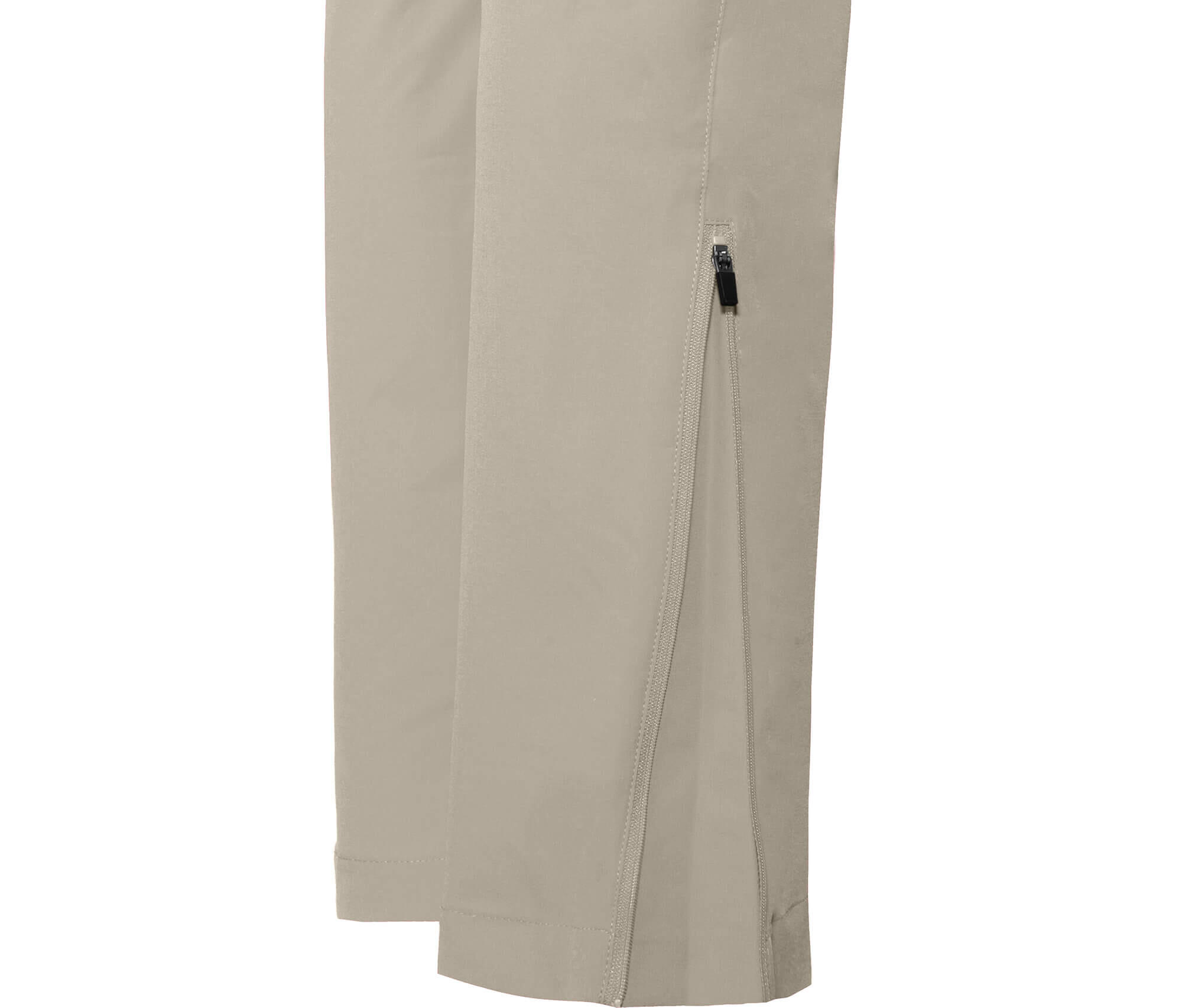 Damen Wanderhose leicht, strapazierfähig Beige 6/7