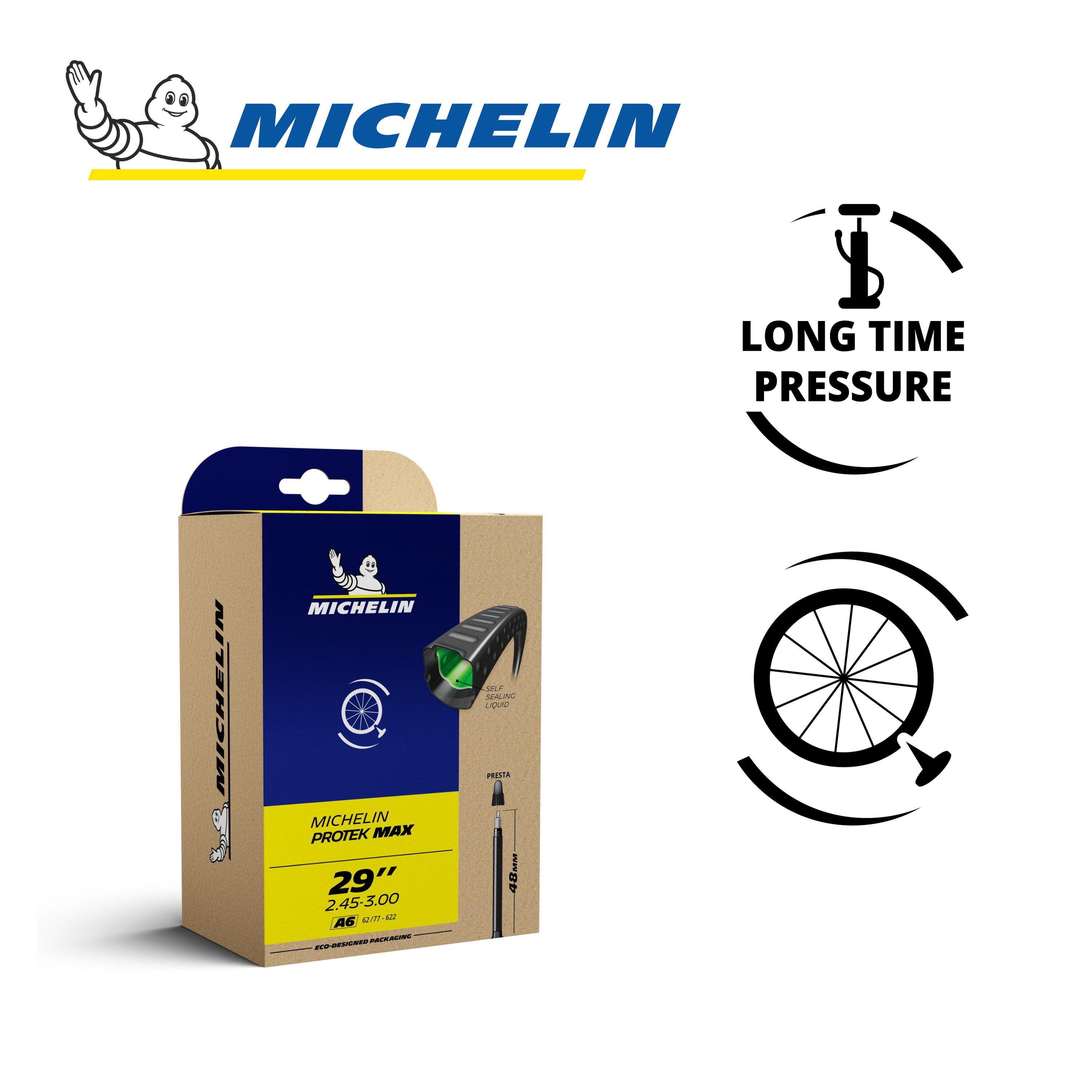 Lot de 2 Chambres à air VTT PROTEK MAX 29x2.45 à 3.00 presta Anti-crevaison 3/4