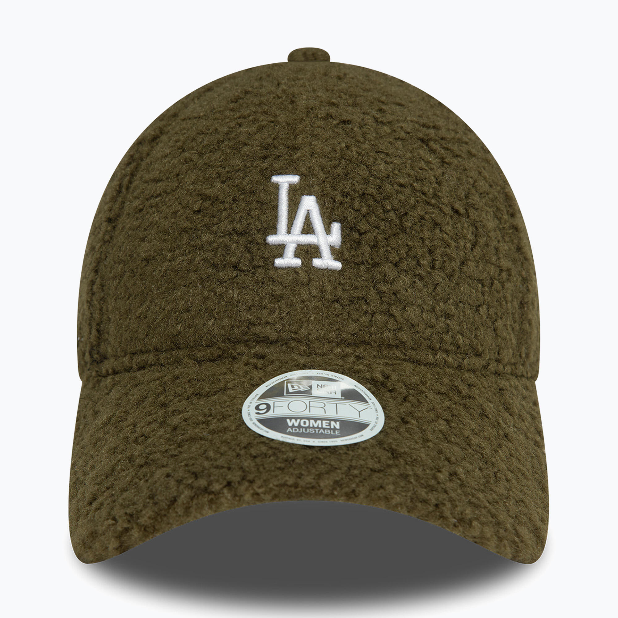 Gorra con visera para mujer New Era Borg 9FORTY Los Angeles Dodgers 3/6