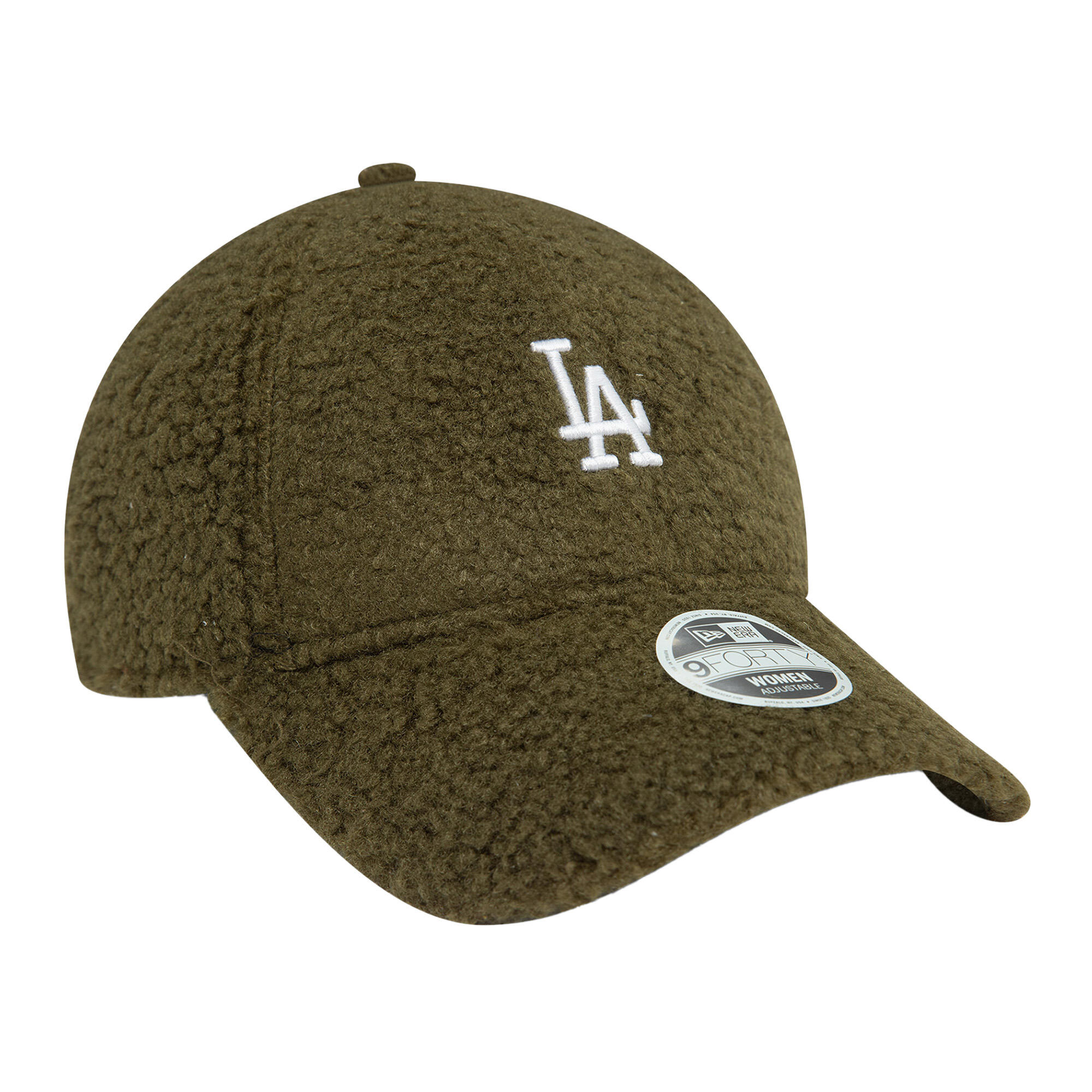 Gorra con visera para mujer New Era Borg 9FORTY Los Angeles Dodgers 6/6