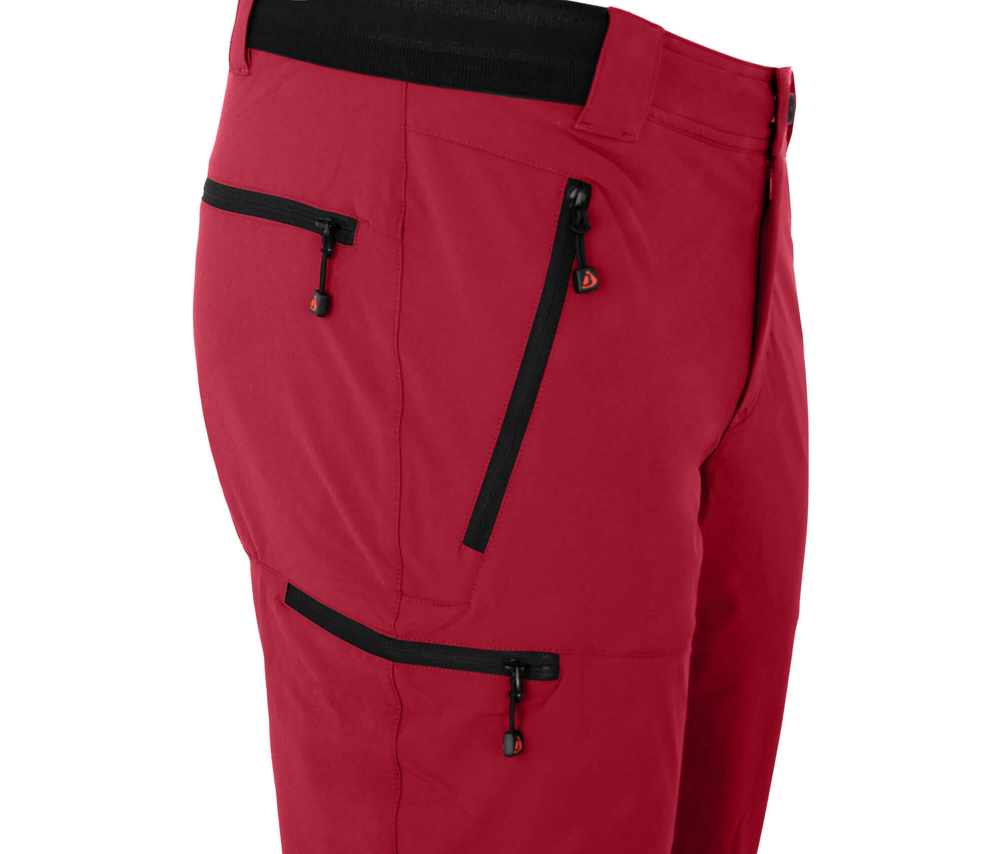Herren Wandershorts leicht, strapazierfähig Rot 4/4