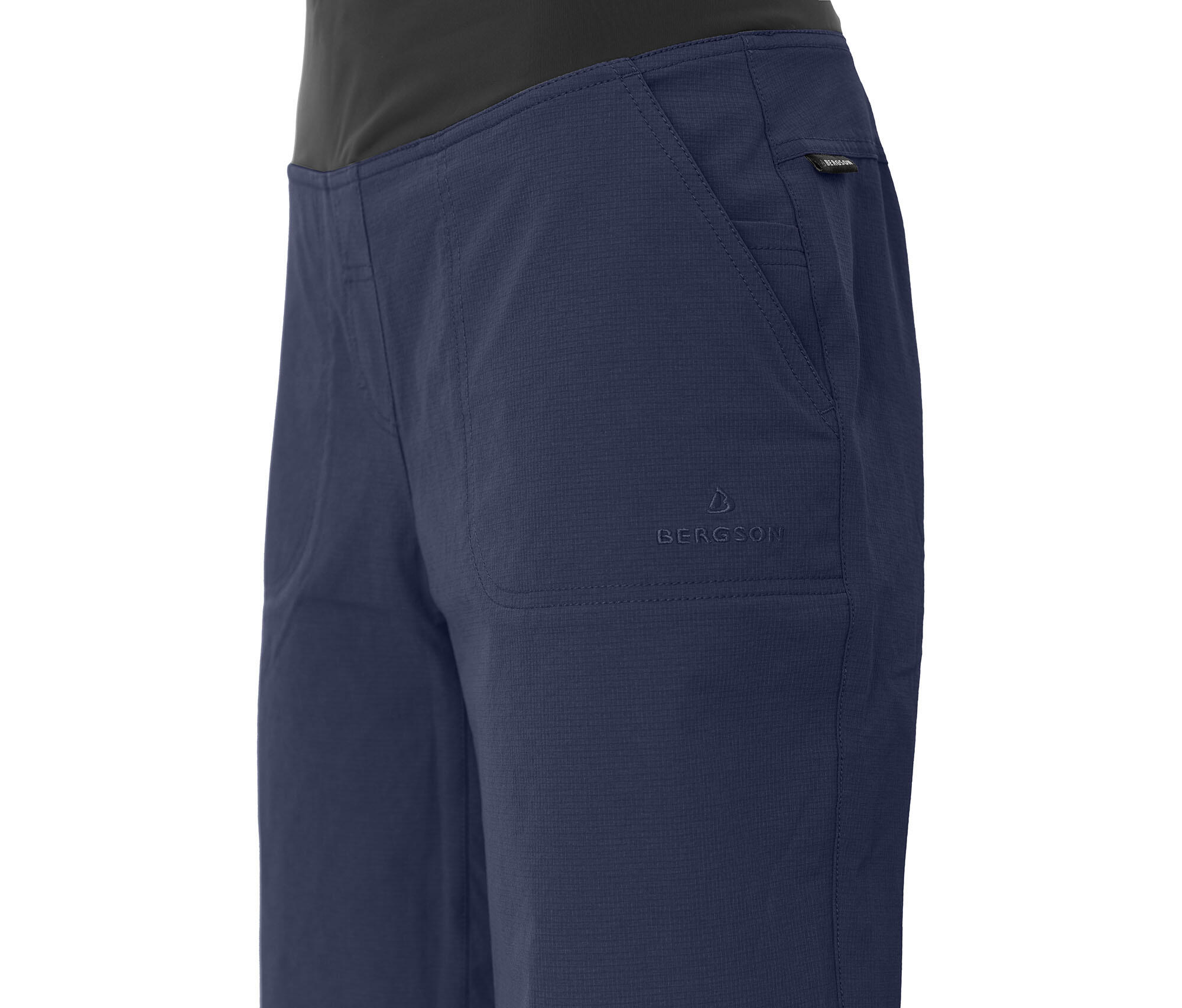 Damen Wandershorts leicht, elastisch, strapazierfähig blau 3/5