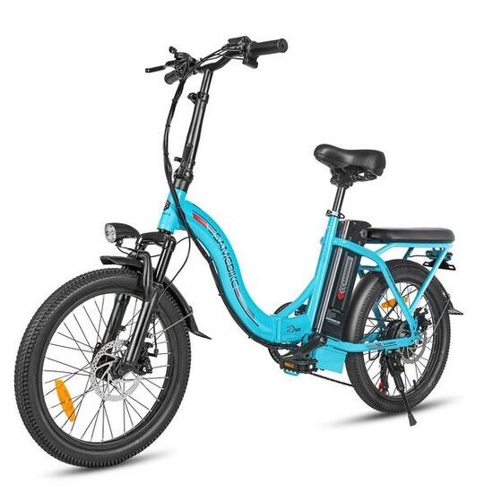 Vélo électrique pliant SAMEBIKE CY20, batterie 36 V 12 Ah, 20 x 2,35 pouces