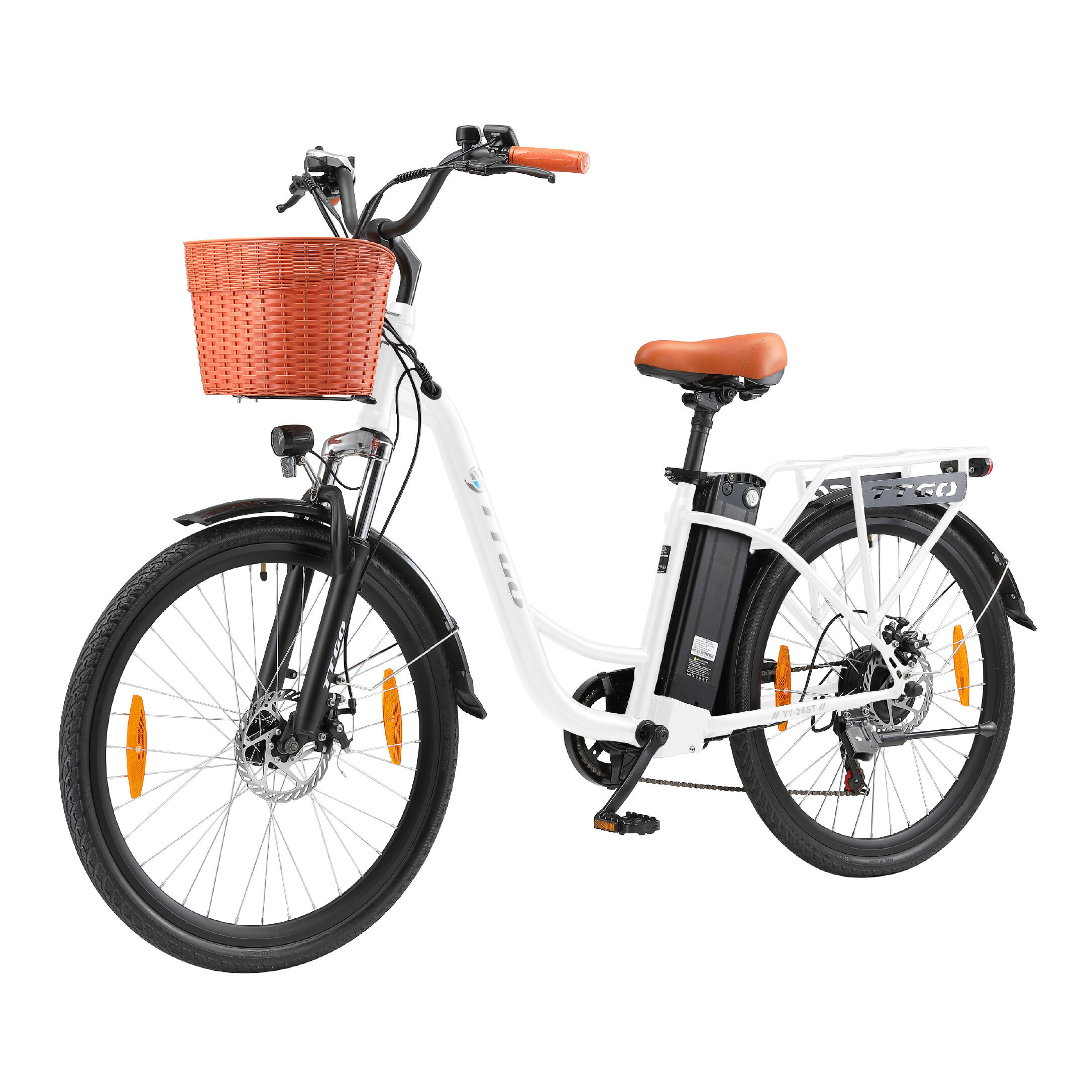 Bicicletă electrică urbană pentru adulți YY-26ST, 36V14.5Ah și roți de 26 inci.