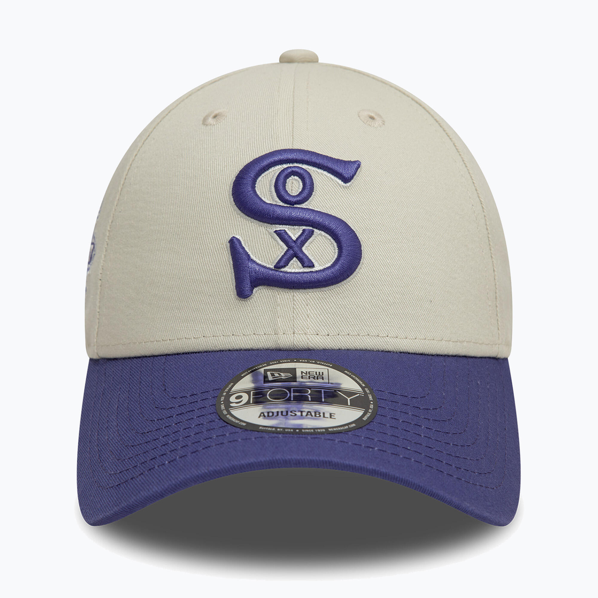 Boné com aba New Era WS Patch 9Forty Chicago White Sox 3/7