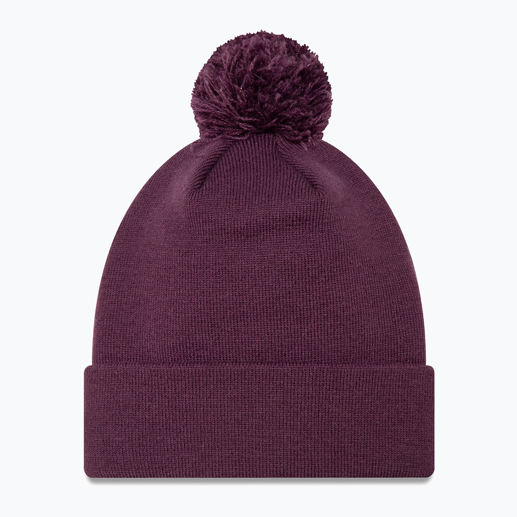 Gorra con visera para mujer New Era Metallic Bobble Knit Beanie New York Yankees 2/3