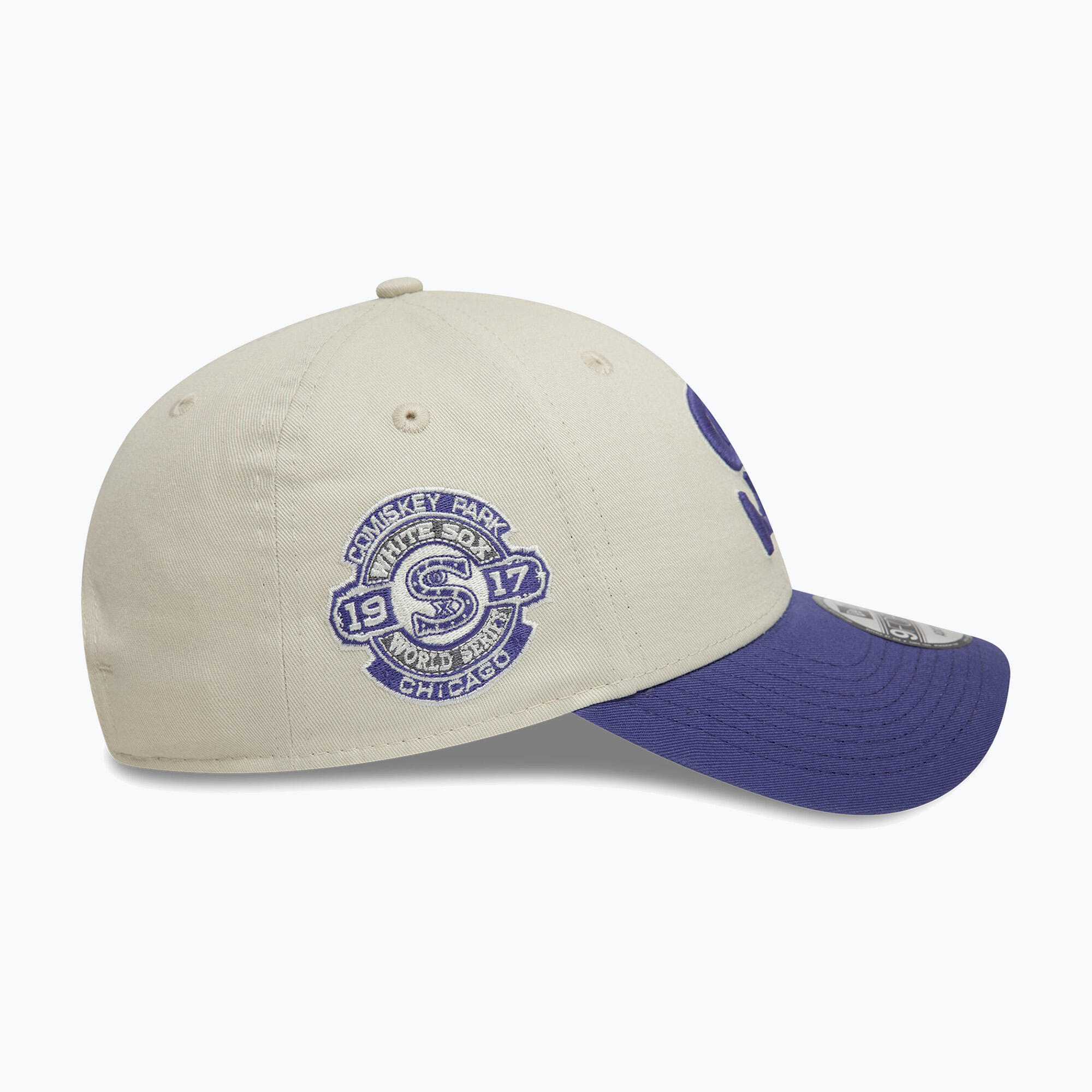 Boné com aba New Era WS Patch 9Forty Chicago White Sox 5/7