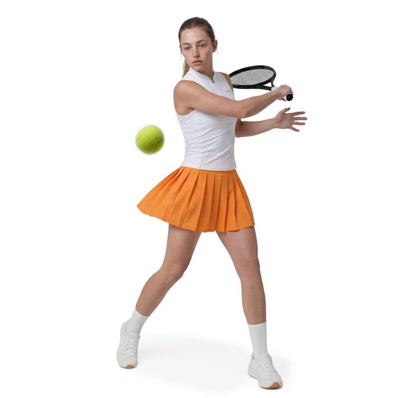 Fustă-pantalon de pentru femei, cu talie înaltă Flow Femme-W Orange Portocali